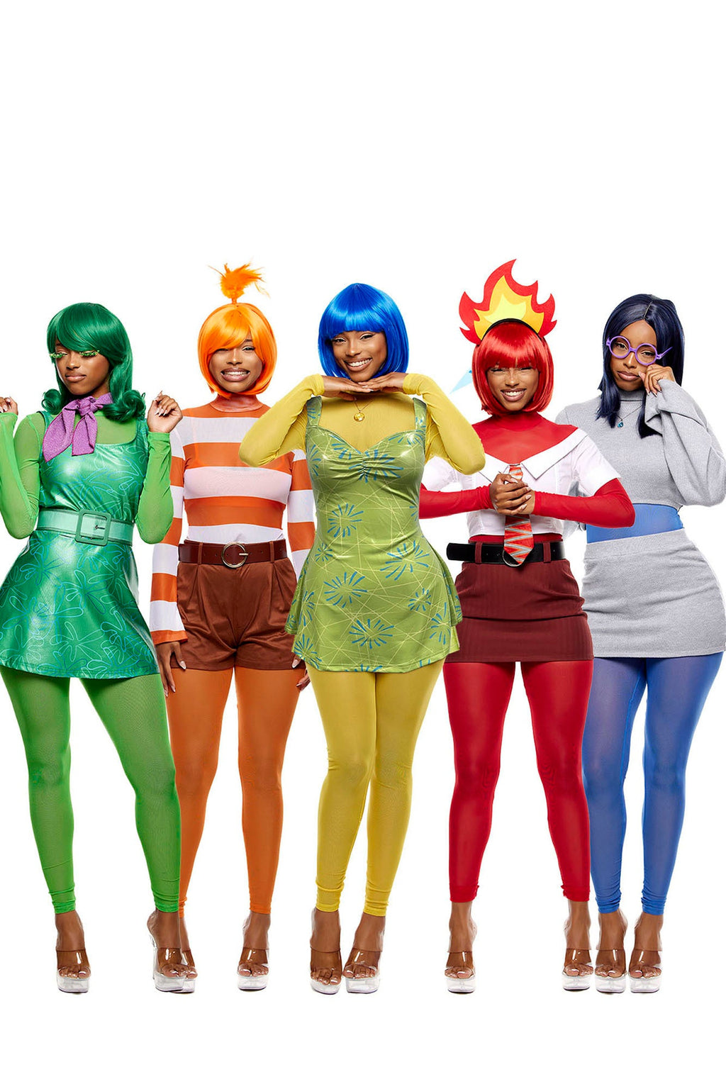 Facade Of Sadness 8 Piece Costume  Set - Blue