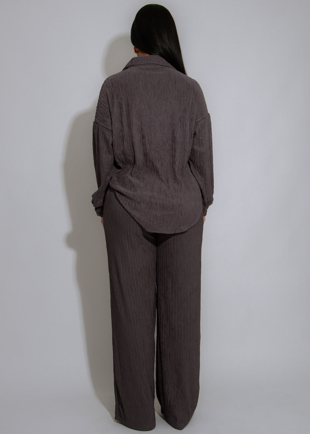 Rustic Reverie Pant Set Dark Grey