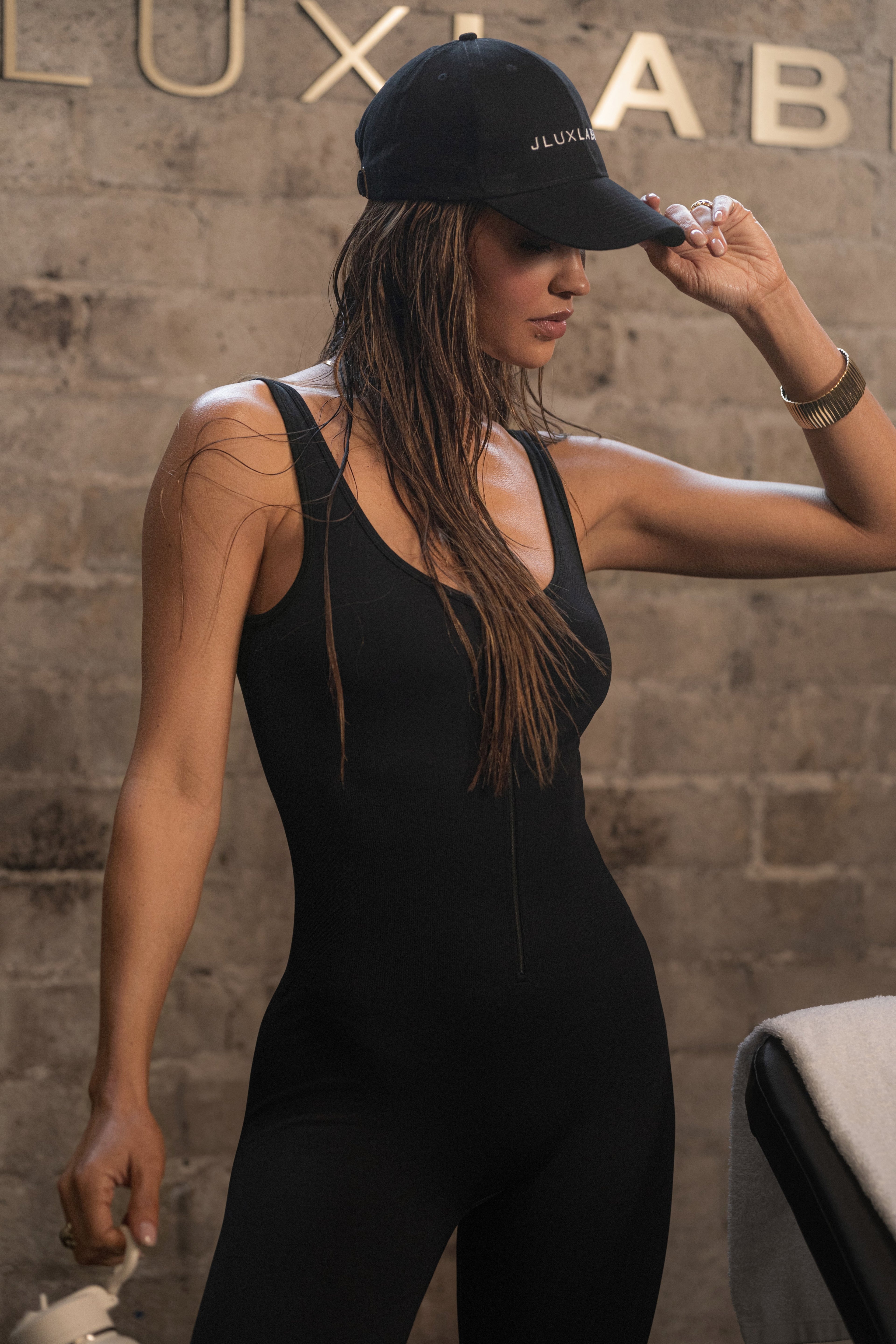 Black Pure Form Jumpsuit