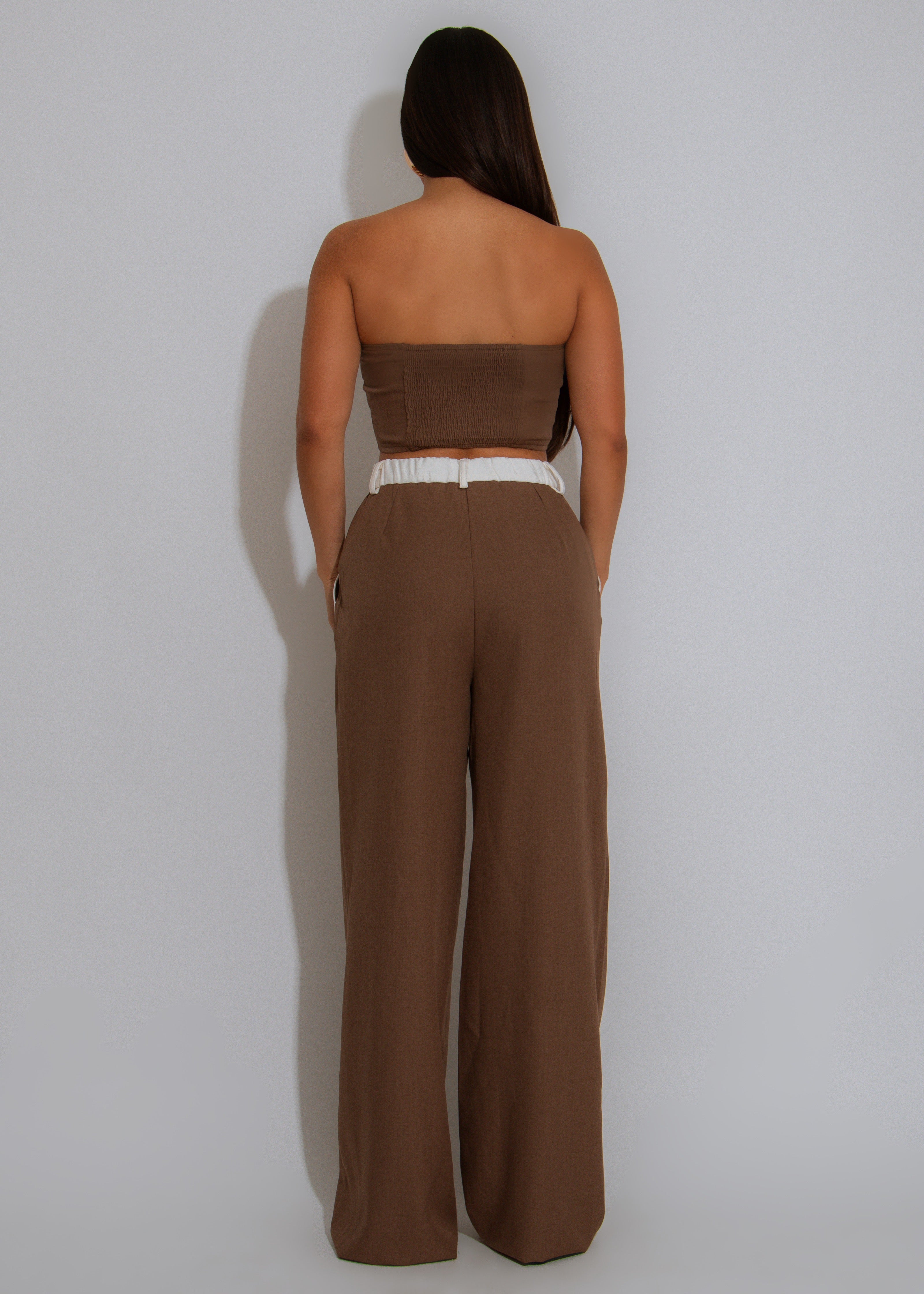 Command Cut Pant set Brown