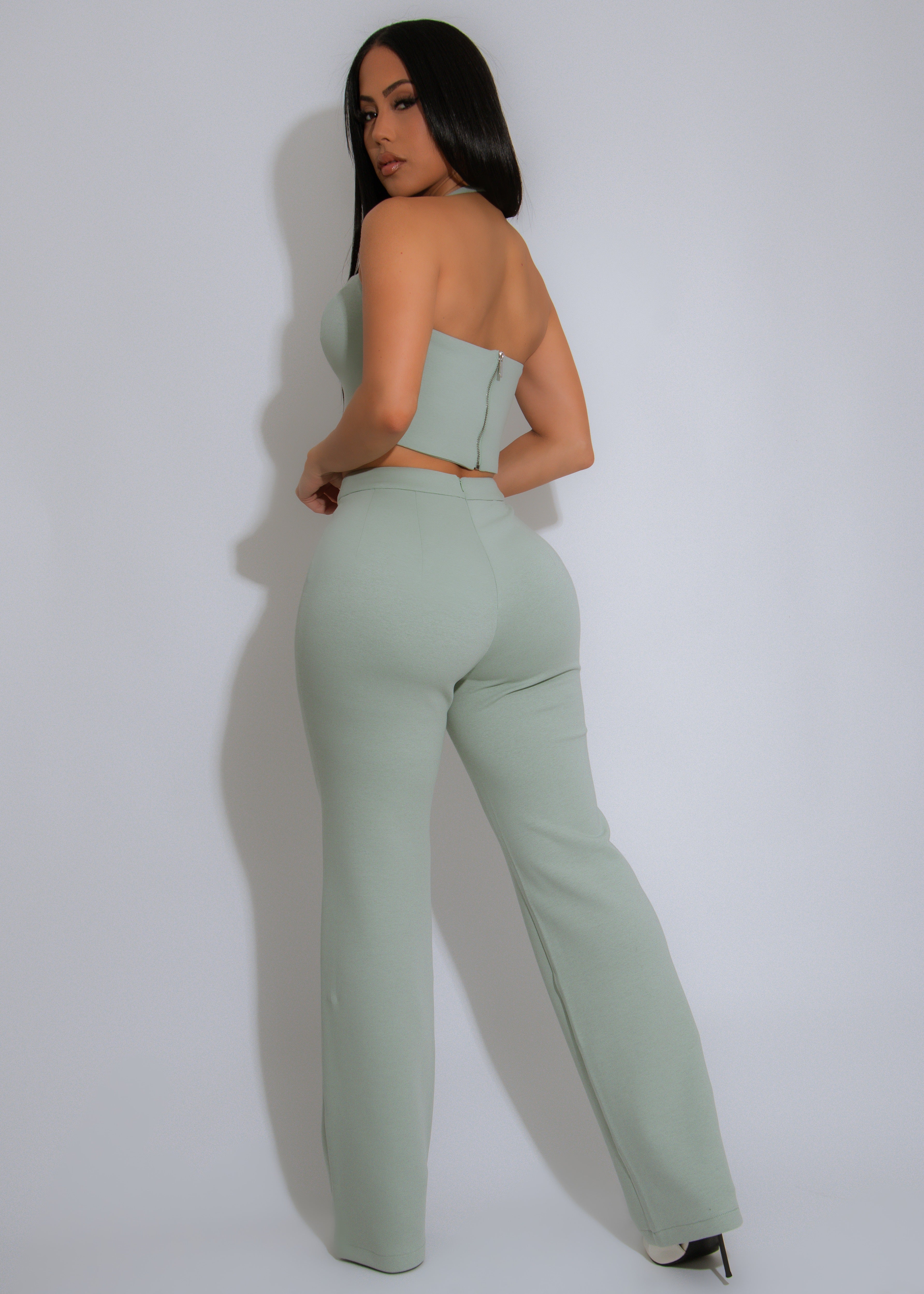 Poise & Power Pant Set Green