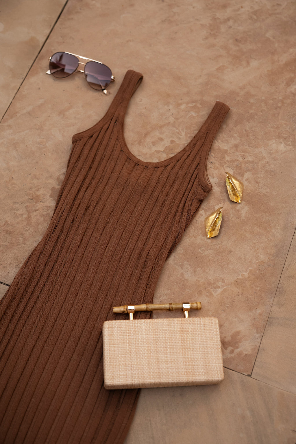 Pecan Beverly Hills Maxi Dress
