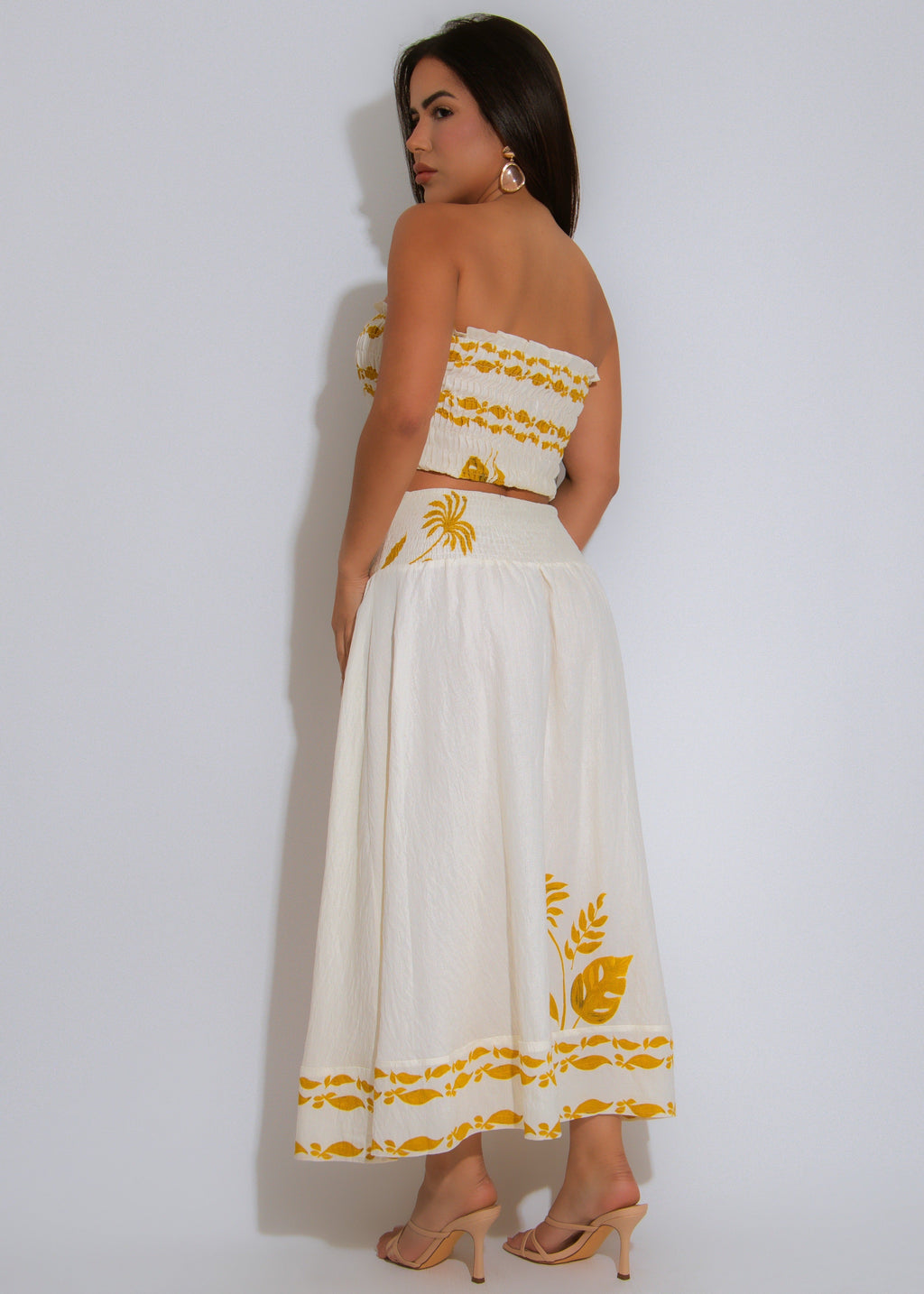 Cabo Breeze Skirt Set White