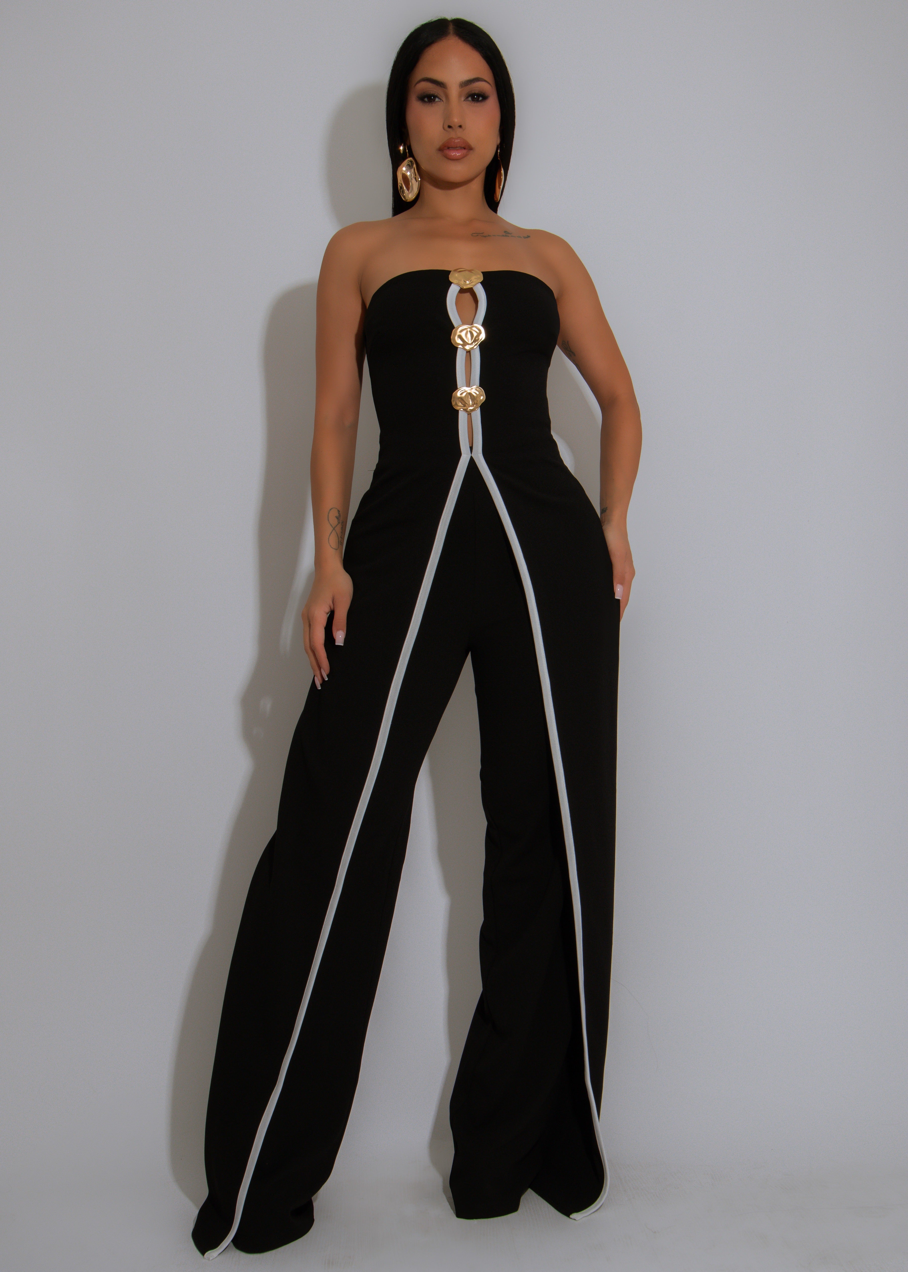 Vibe Check Jumpsuit Black