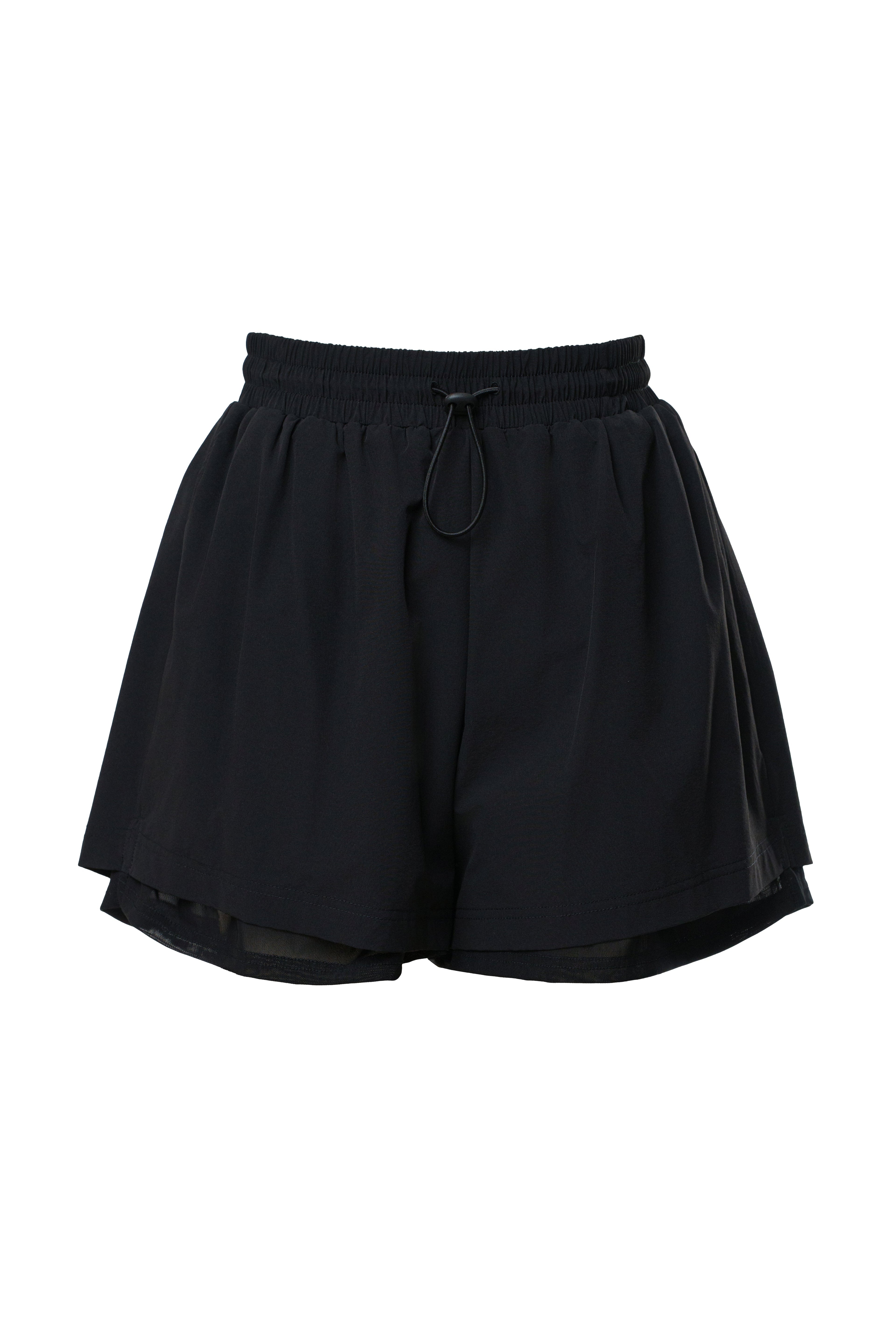 Black Velocity Nylon Shorts