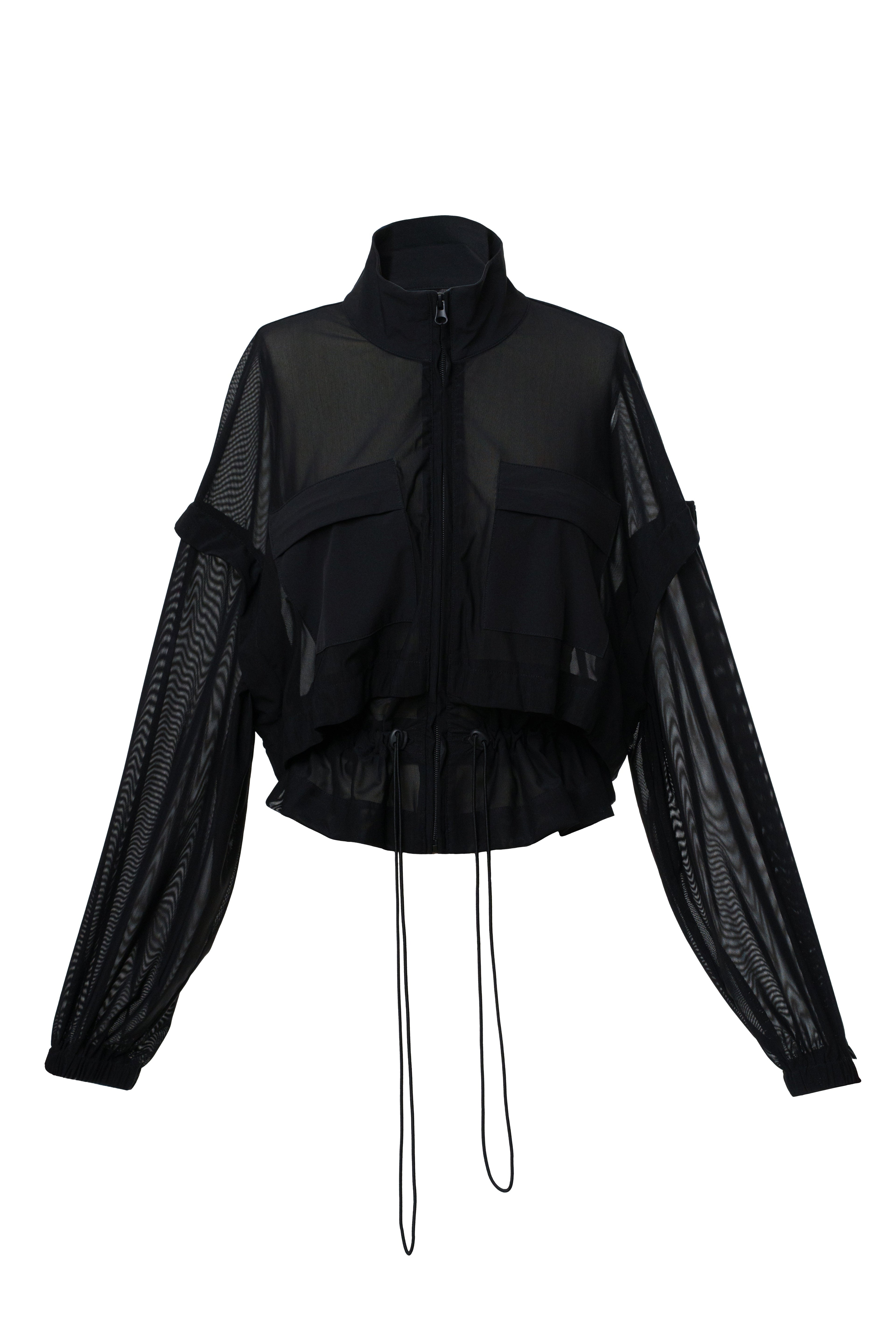 Black Free Flow Jacket
