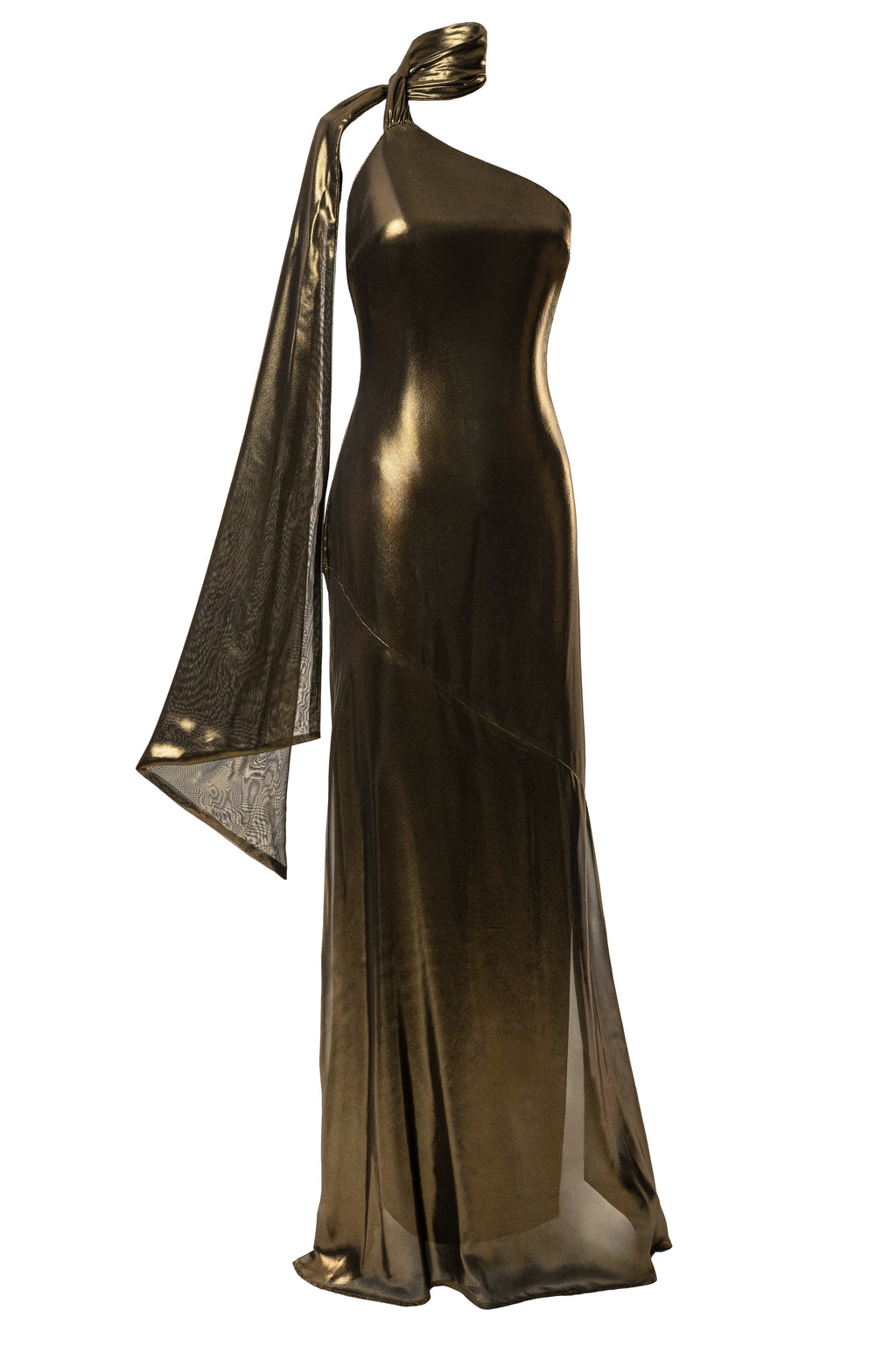 Gold Night Of Elegance Maxi Gown