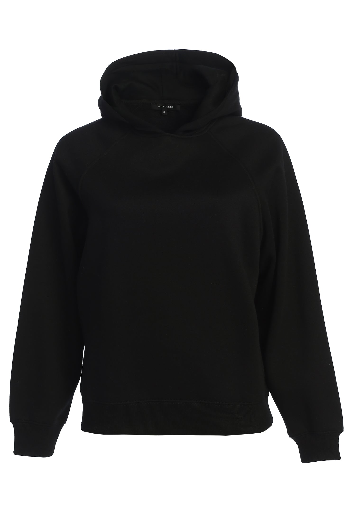 Black JLUXLABEL Logo Pullover Hoodie