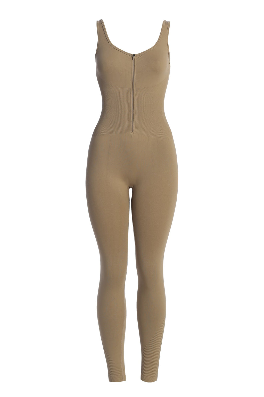Beige Pure Form Jumpsuit