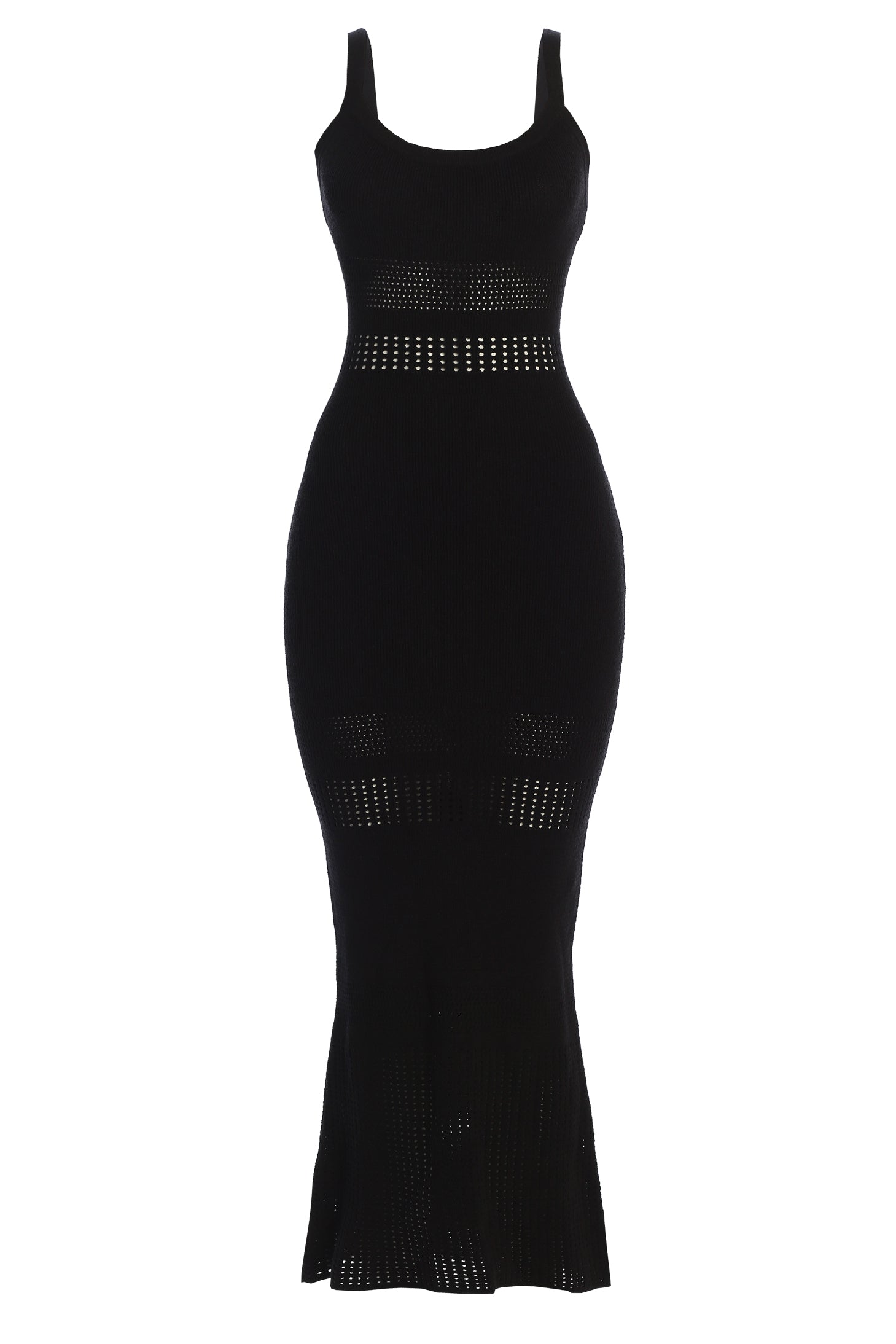 Black Palm Springs Knit Maxi Dress