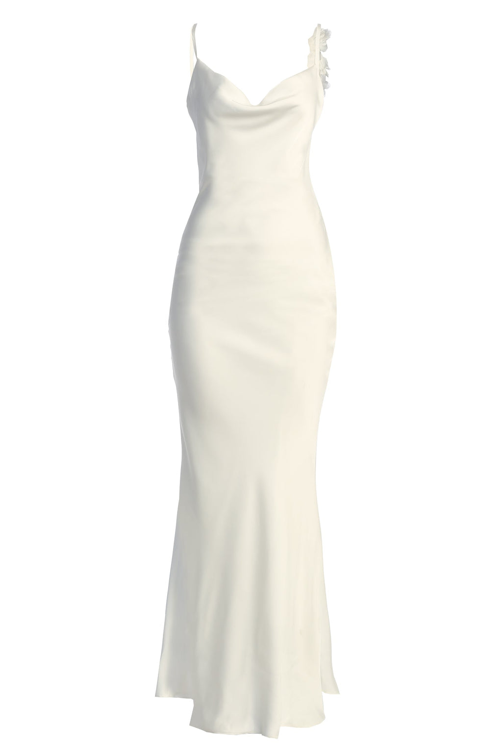 Ivory Down The Aisle Satin Gown