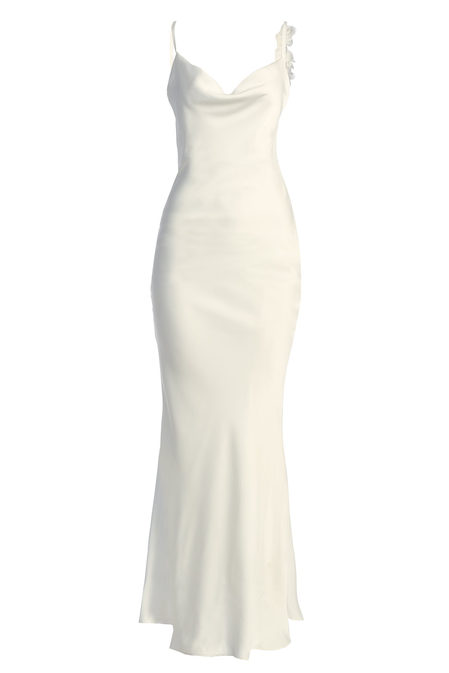 Ivory Down The Aisle Satin Gown
