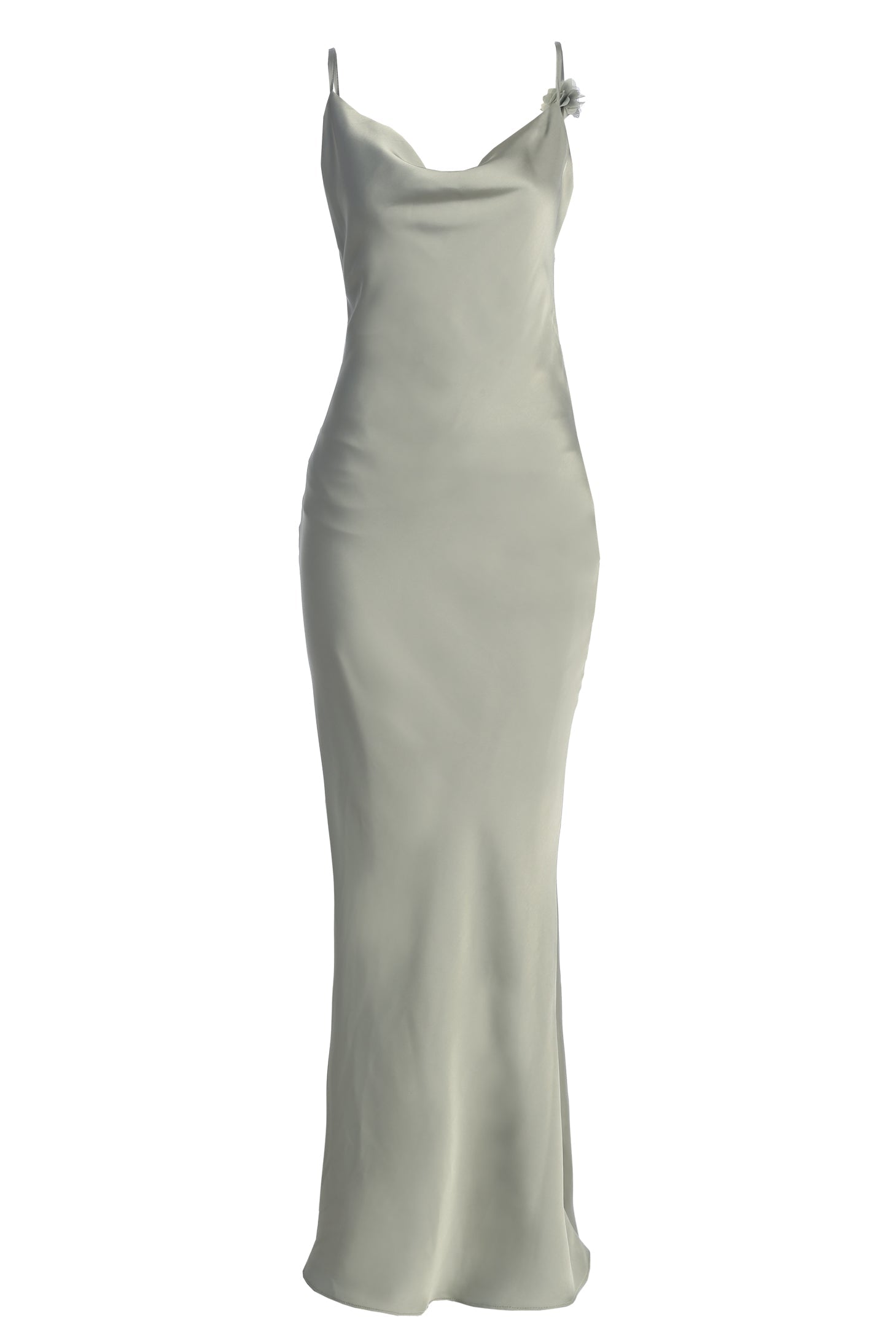 Sage Down The Aisle Satin Gown