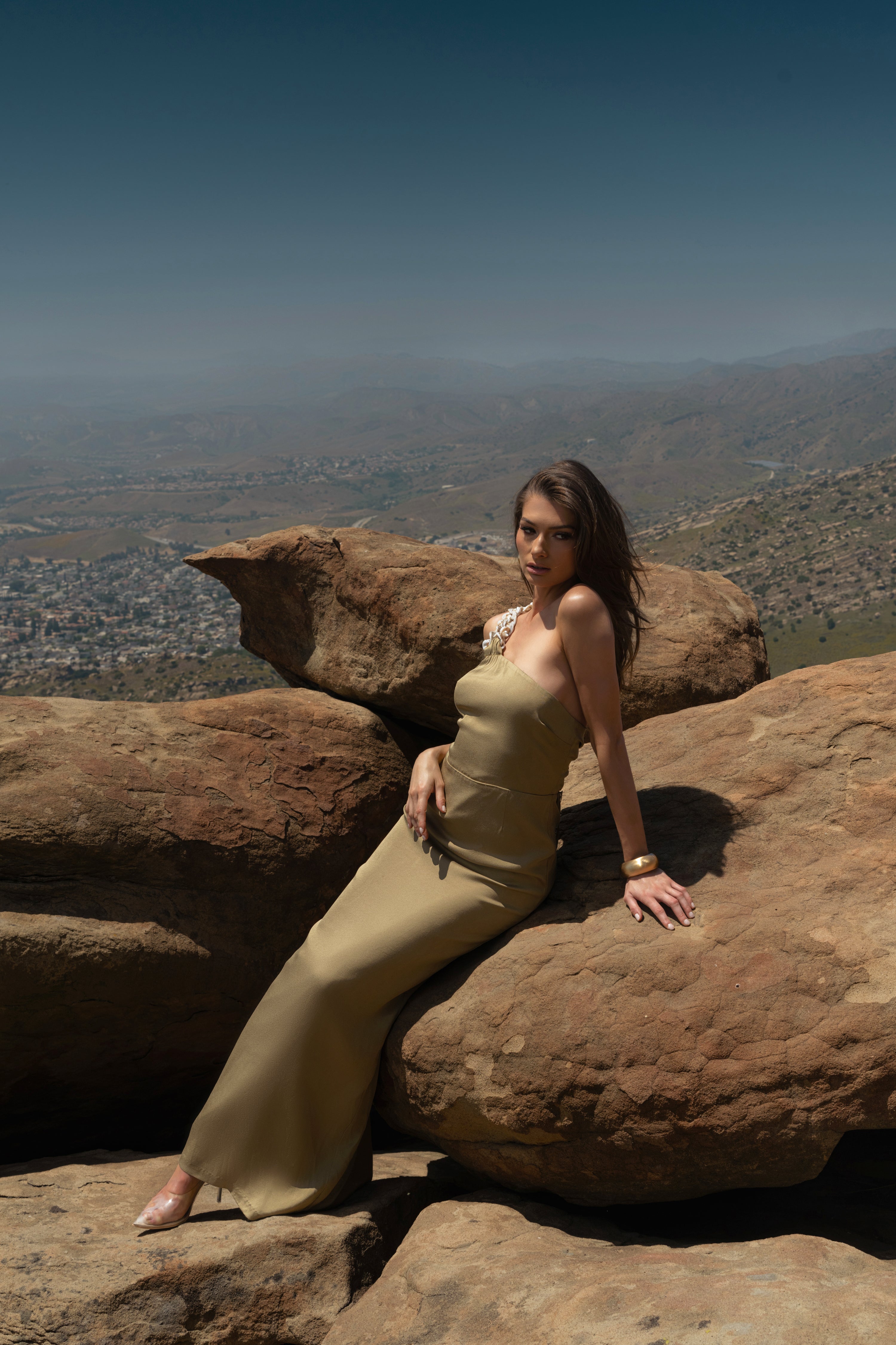 Olive Luxury Living Maxi Dress