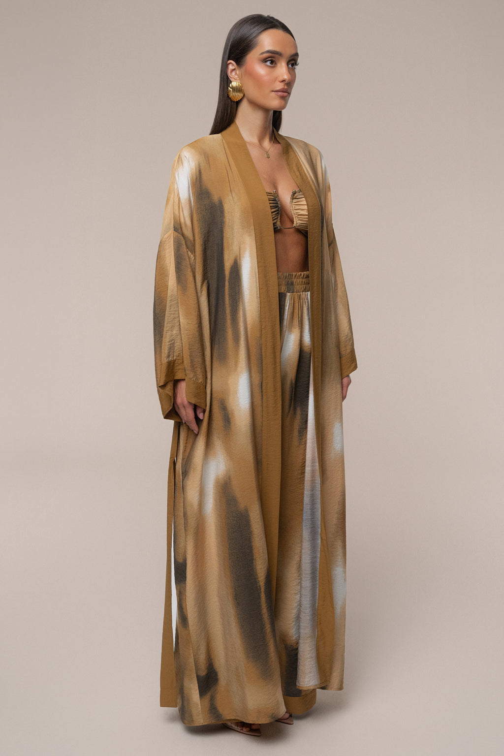 Brown Desert Oasis Duster