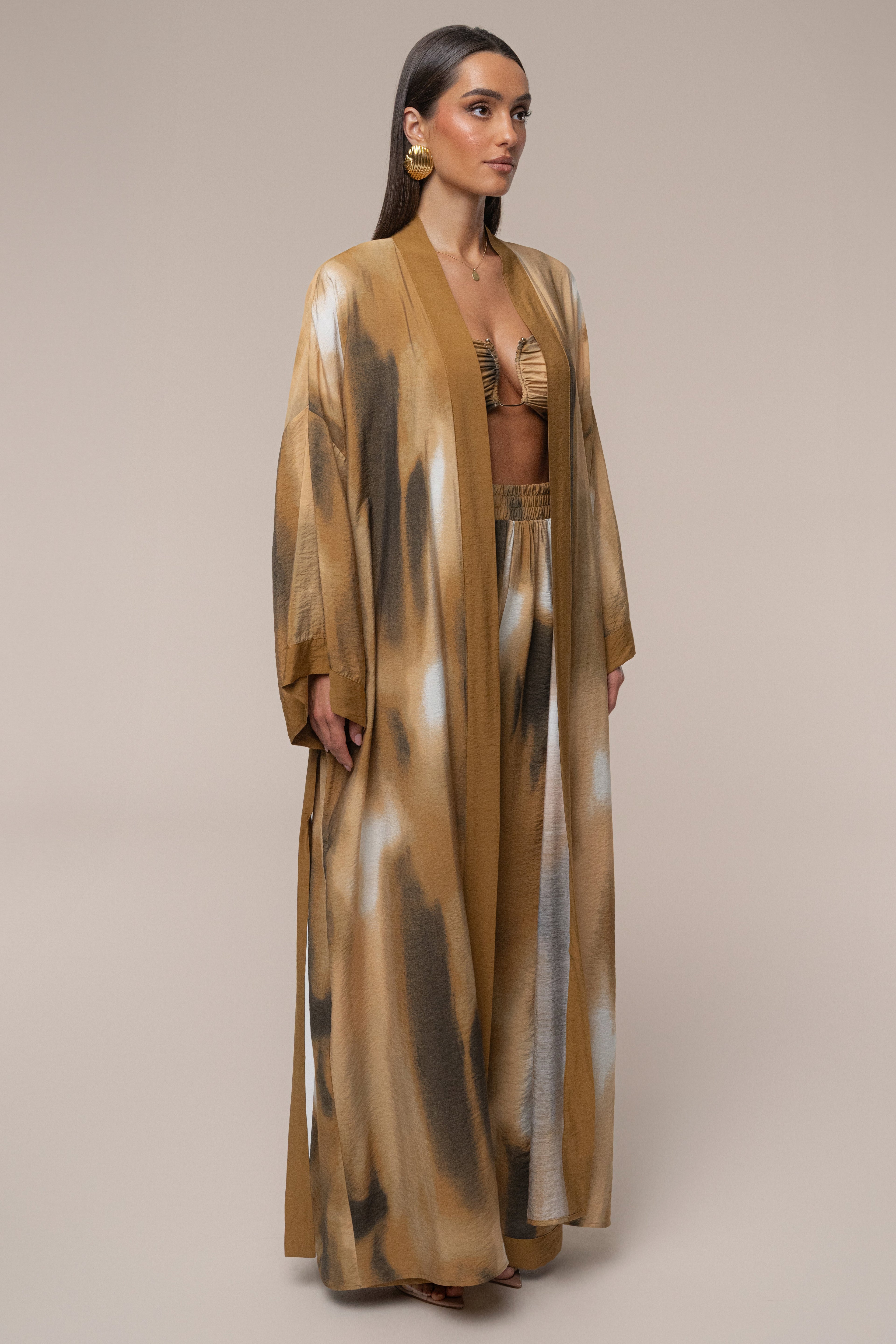 Brown Desert Oasis Duster