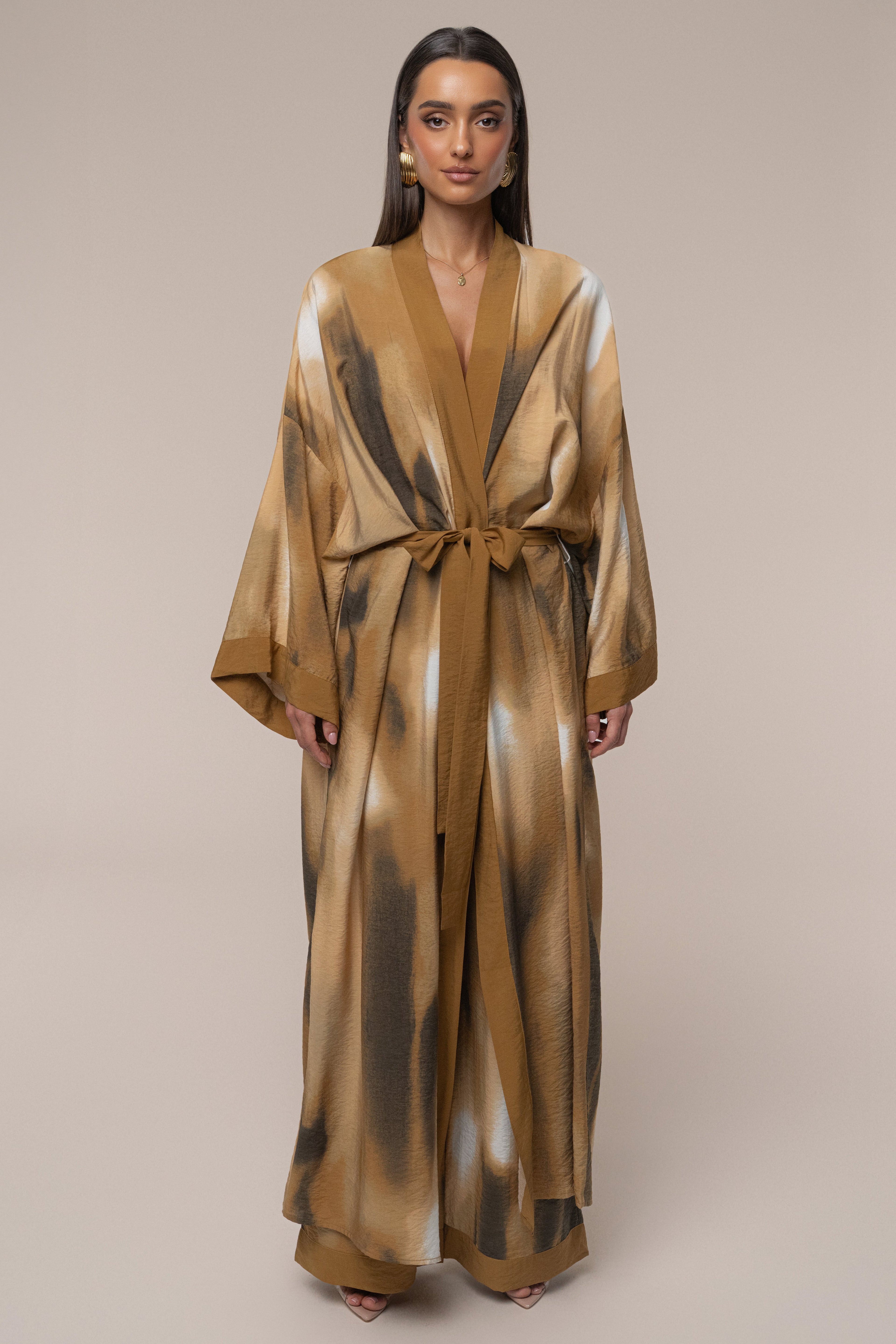 Brown Desert Oasis Duster