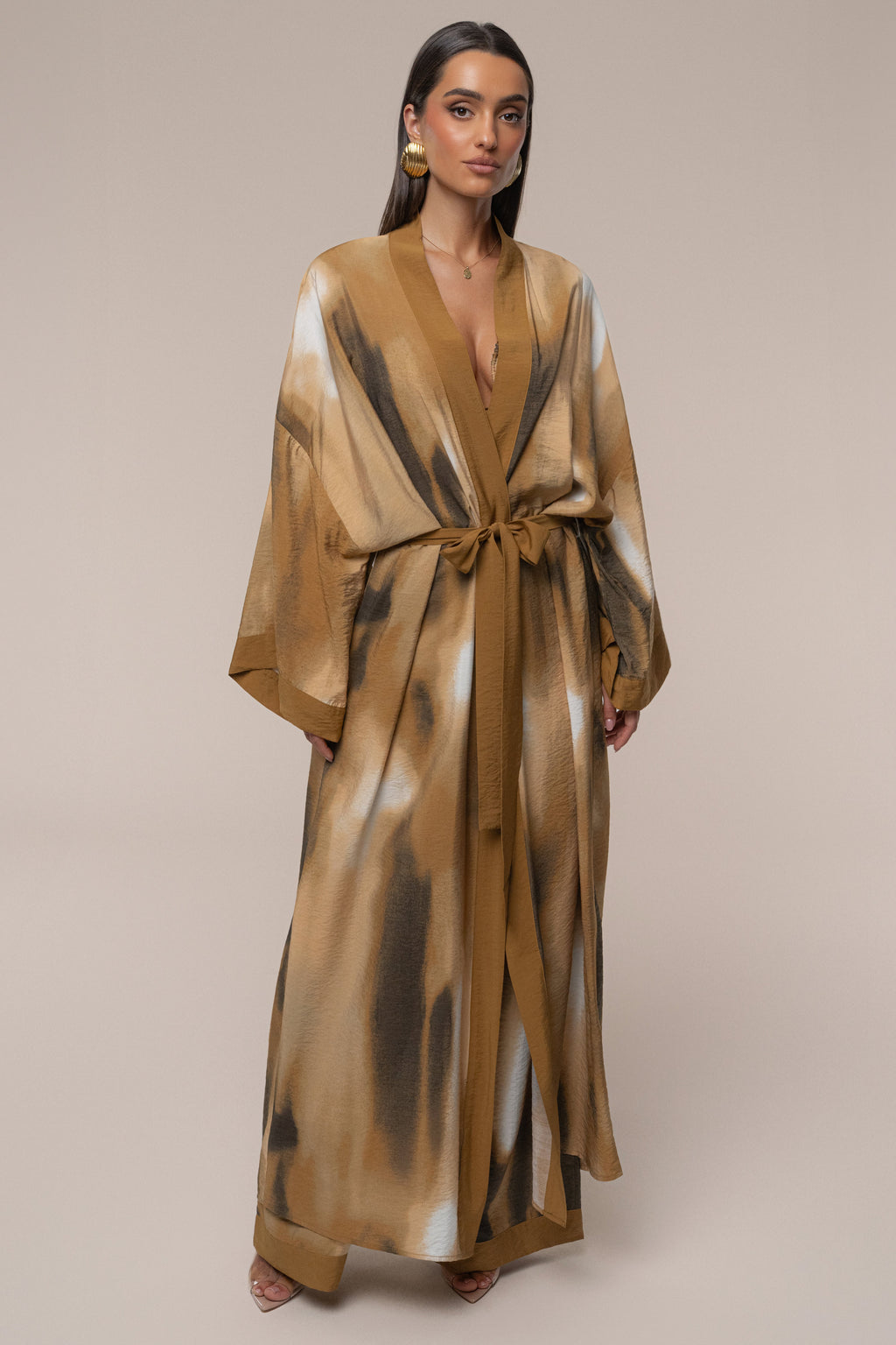 Brown Desert Oasis Duster