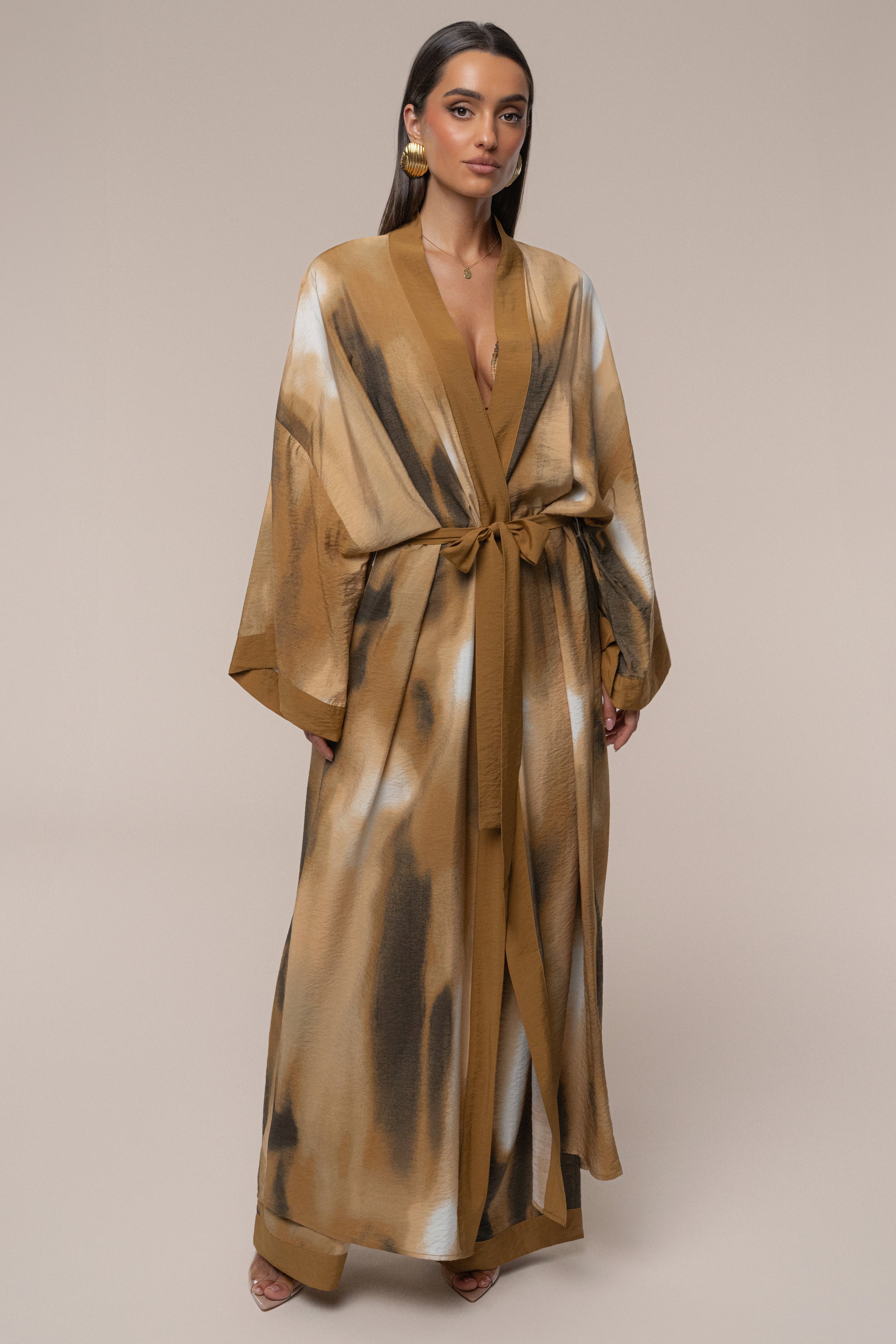Brown Desert Oasis Duster