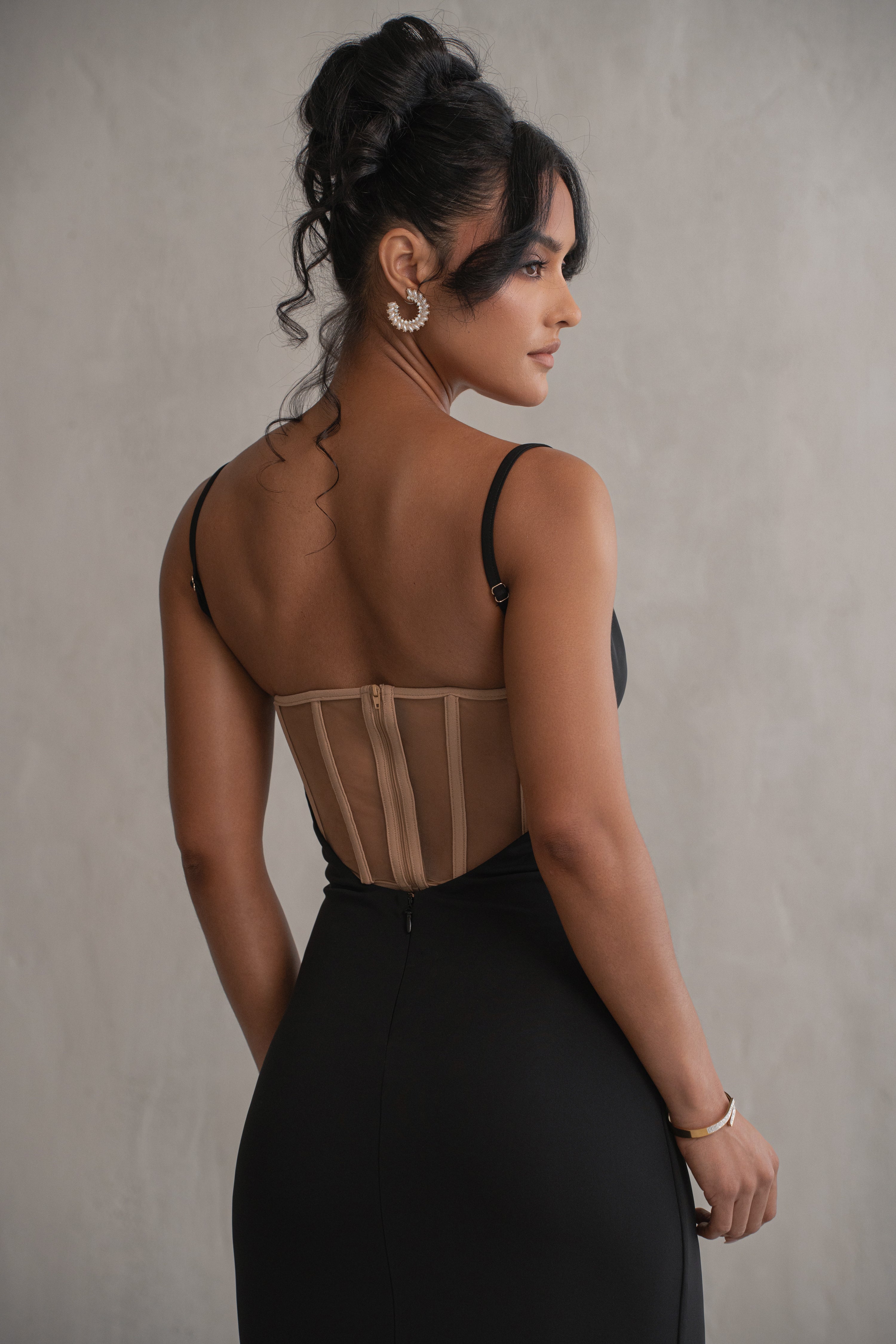 Black Until Forever Maxi Dress