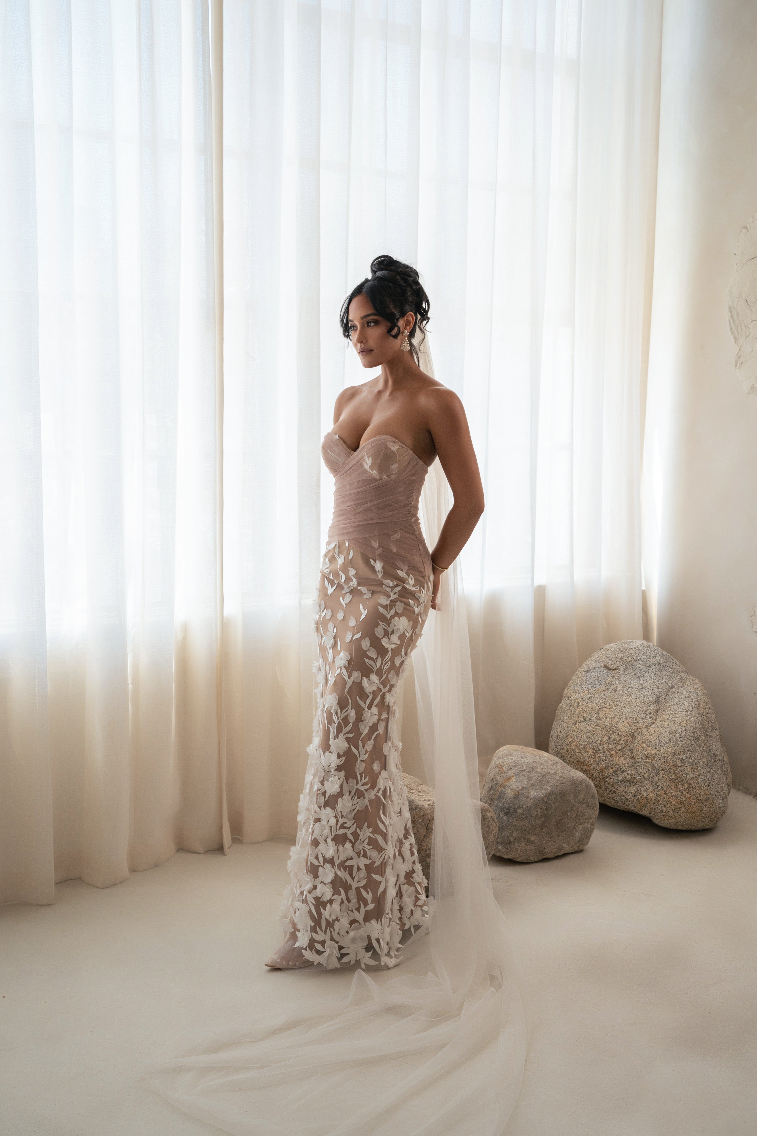 Ivory Everlasting Embroidered Gown