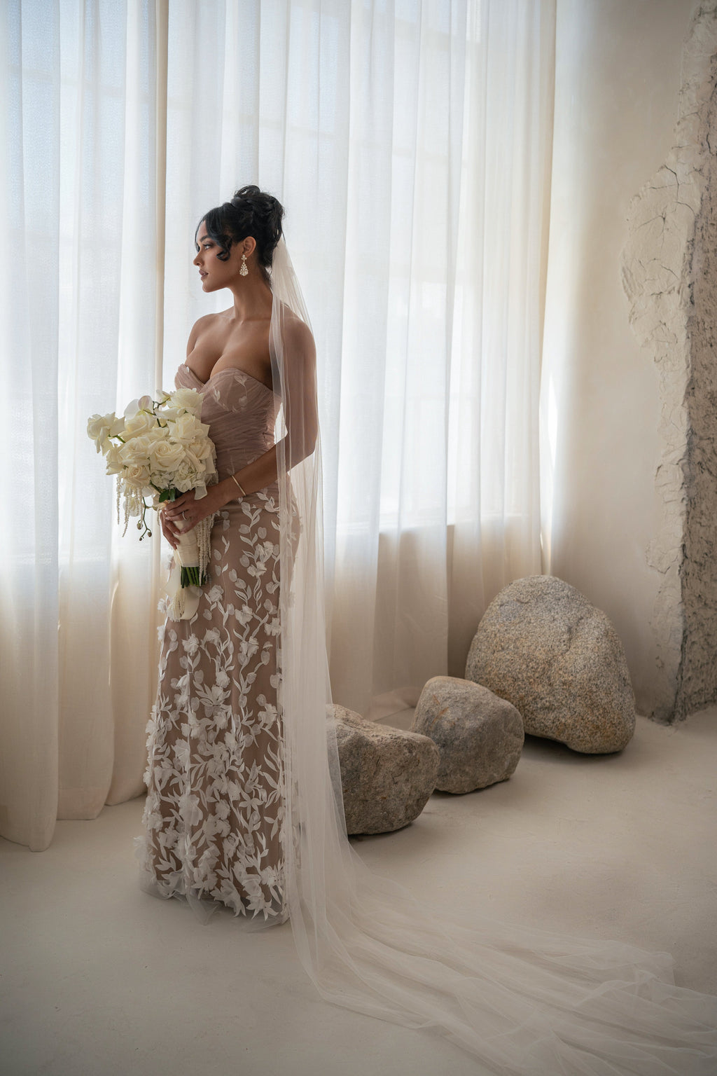 Ivory Everlasting Embroidered Gown
