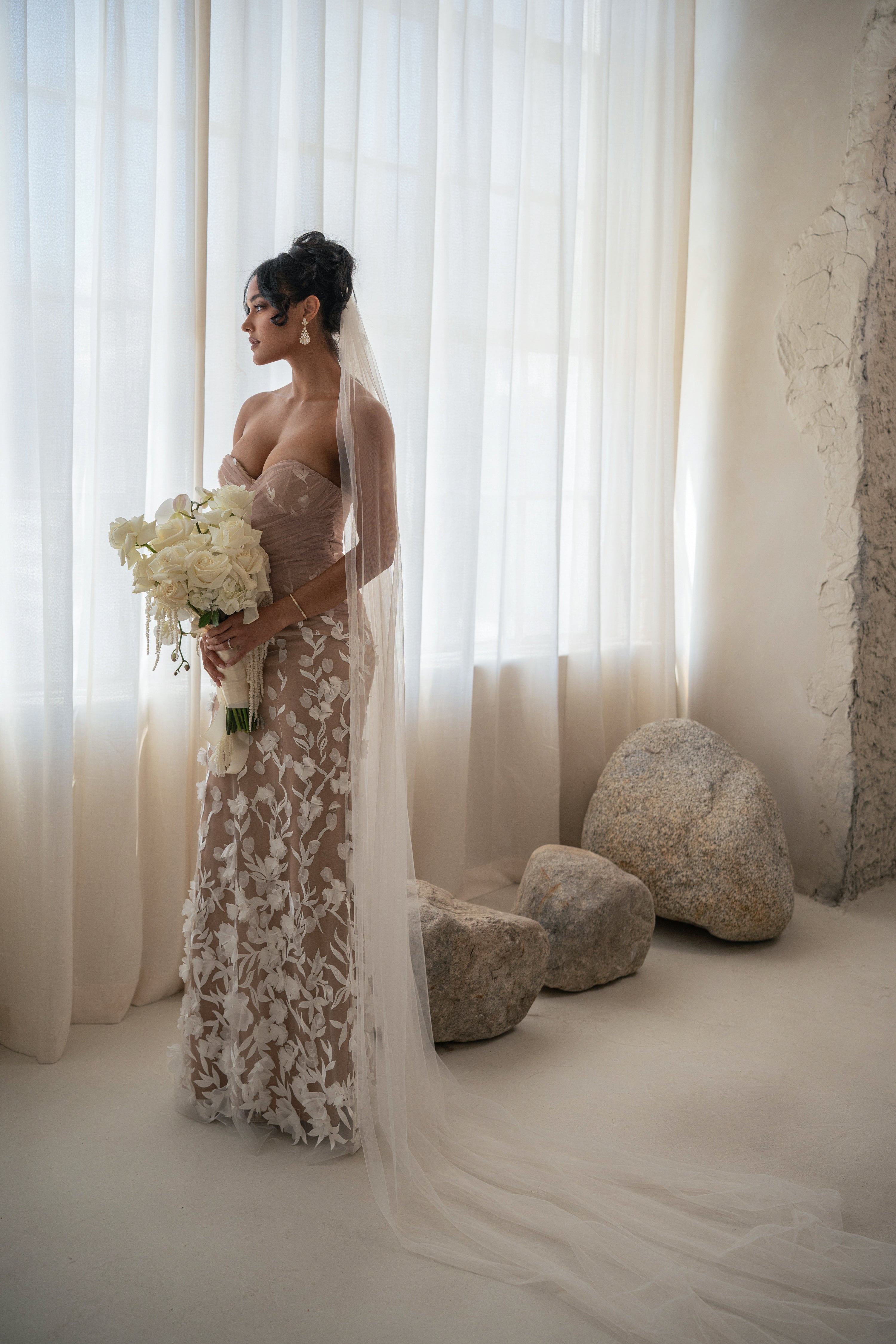 Ivory Everlasting Embroidered Gown