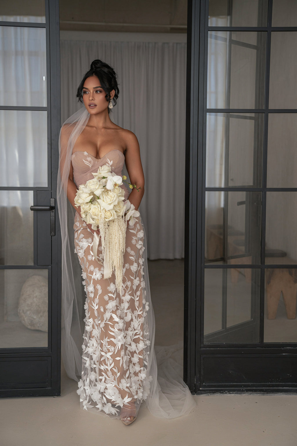 Ivory Everlasting Embroidered Gown