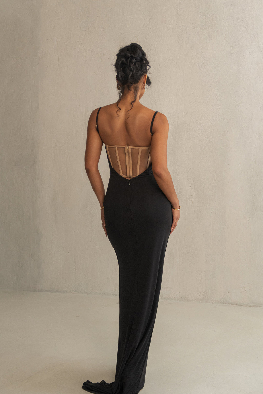 Black Until Forever Maxi Dress
