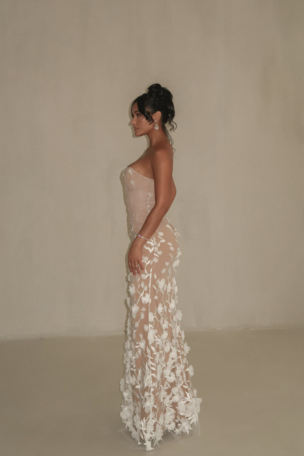 Ivory Everlasting Embroidered Gown