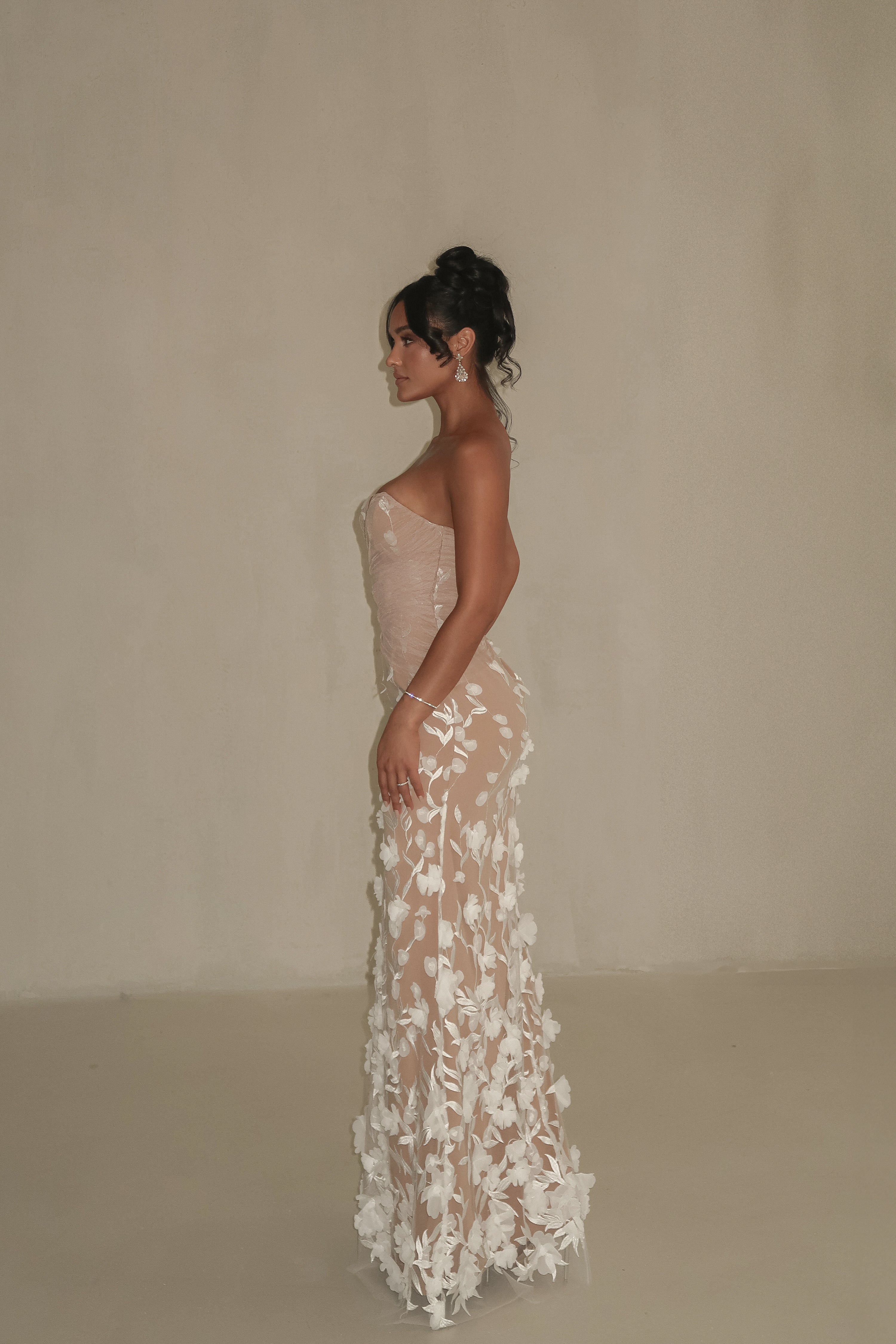 Ivory Everlasting Embroidered Gown