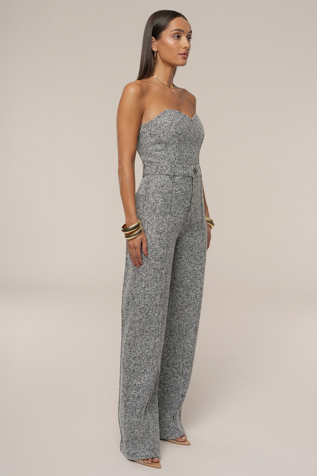 Lt. Grey Stay Sharp Tweed Trouser