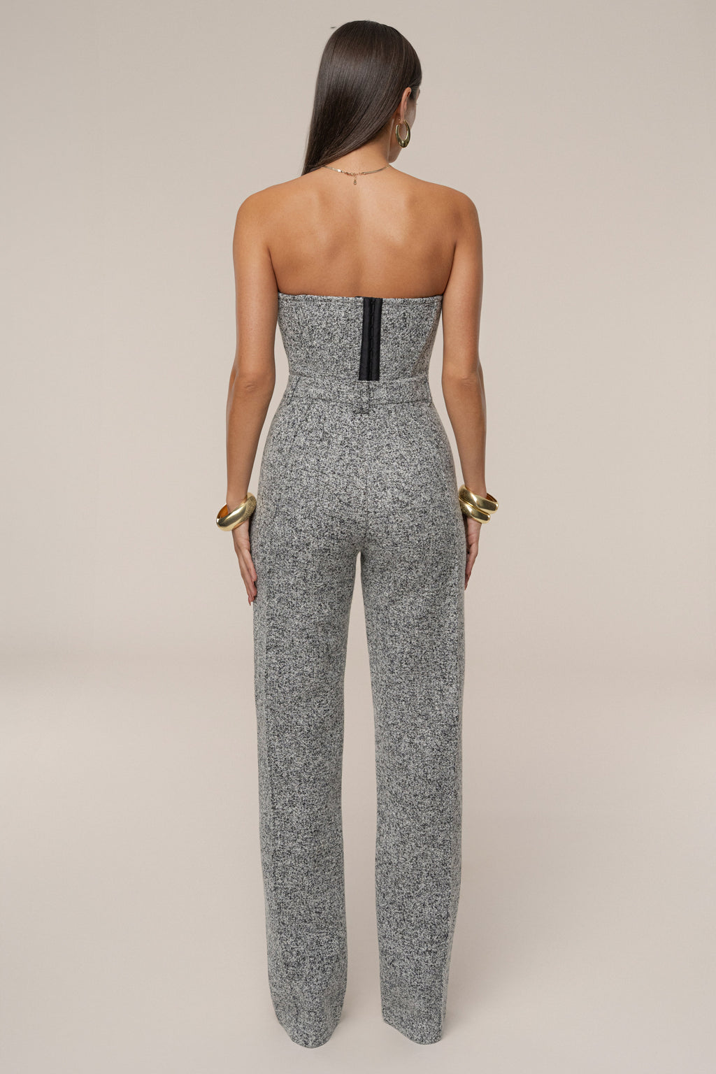 Lt. Grey Stay Sharp Tweed Trouser