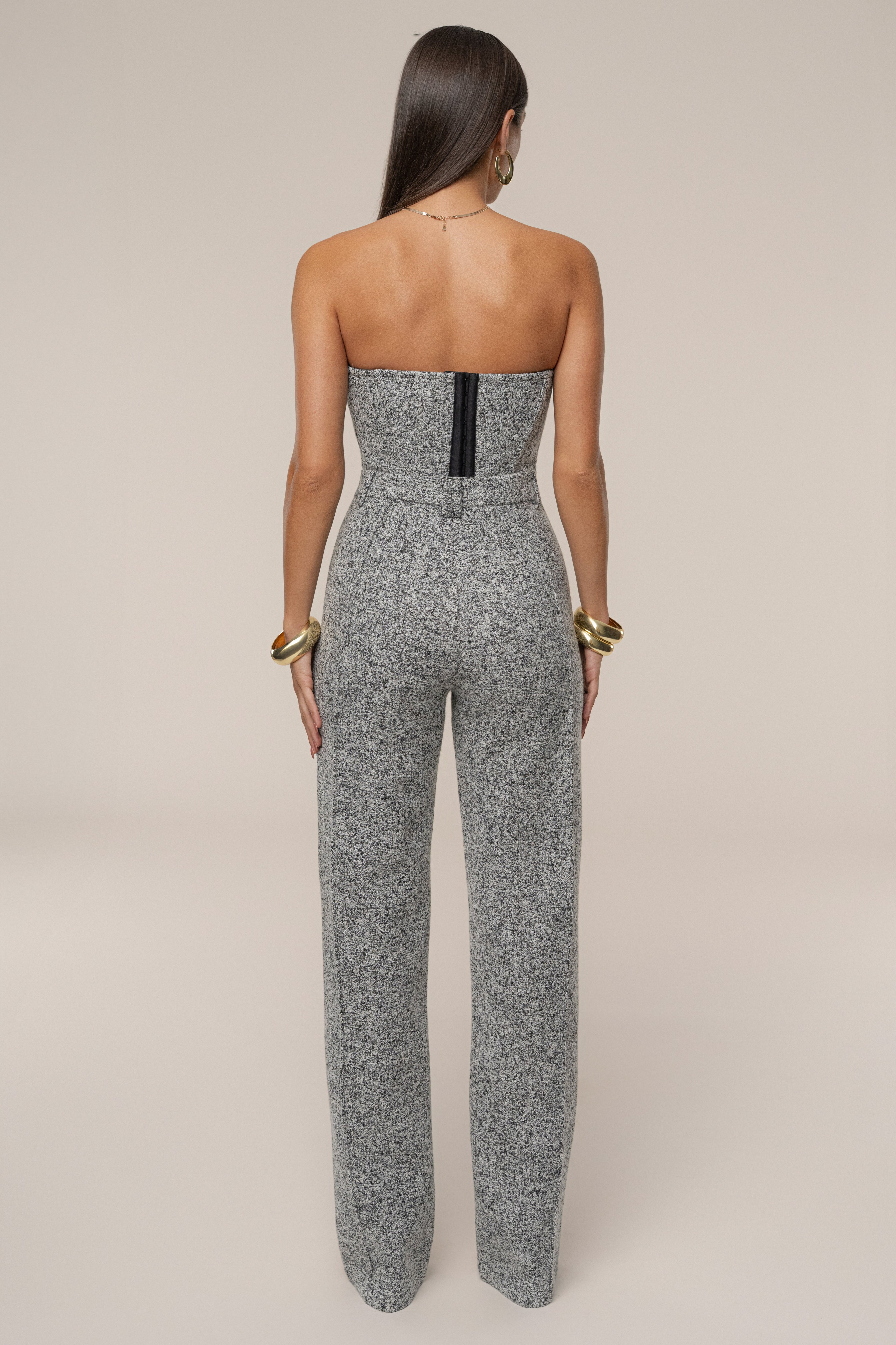 Lt. Grey Stay Sharp Tweed Trouser