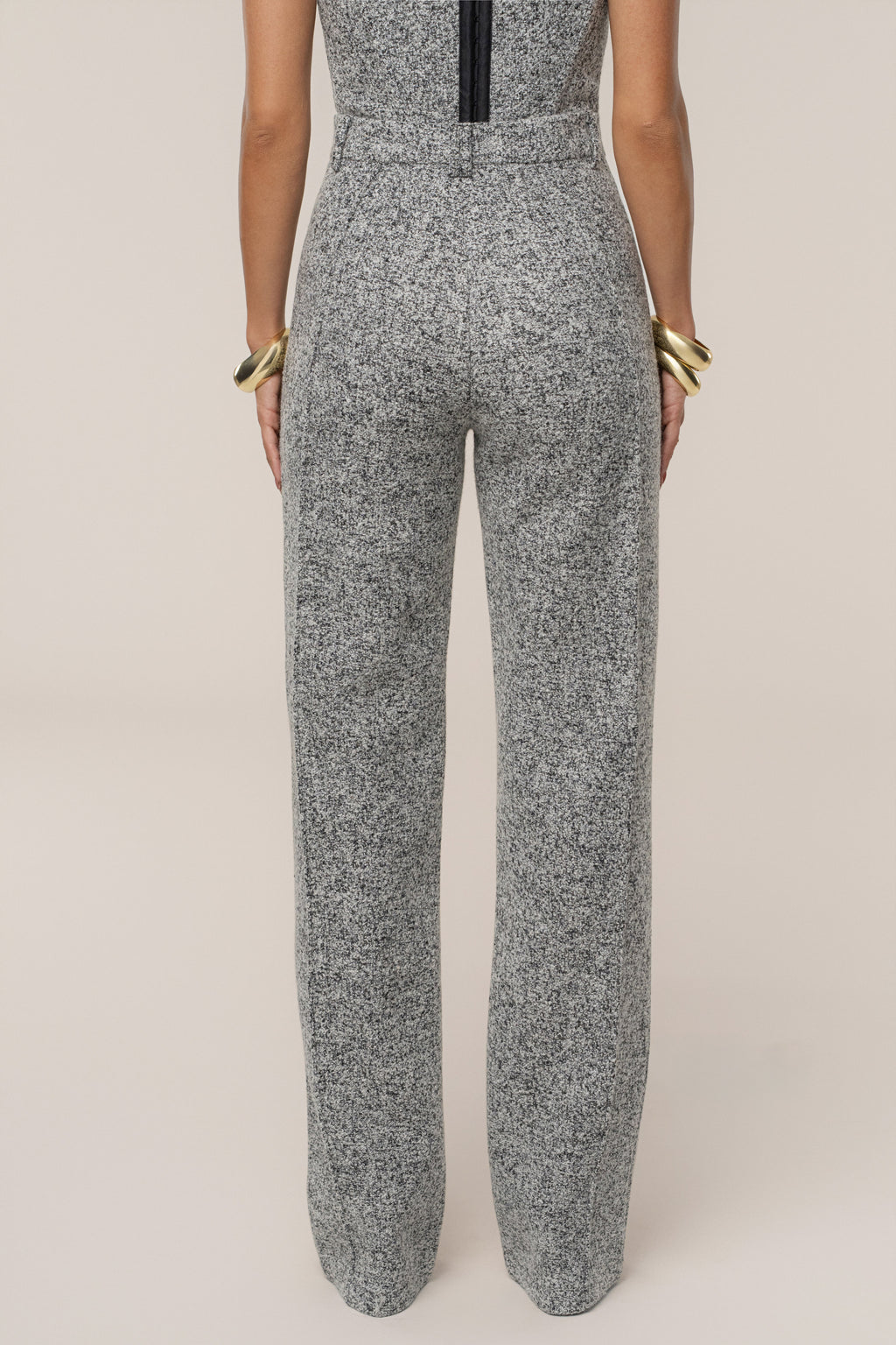 Lt. Grey Stay Sharp Tweed Trouser