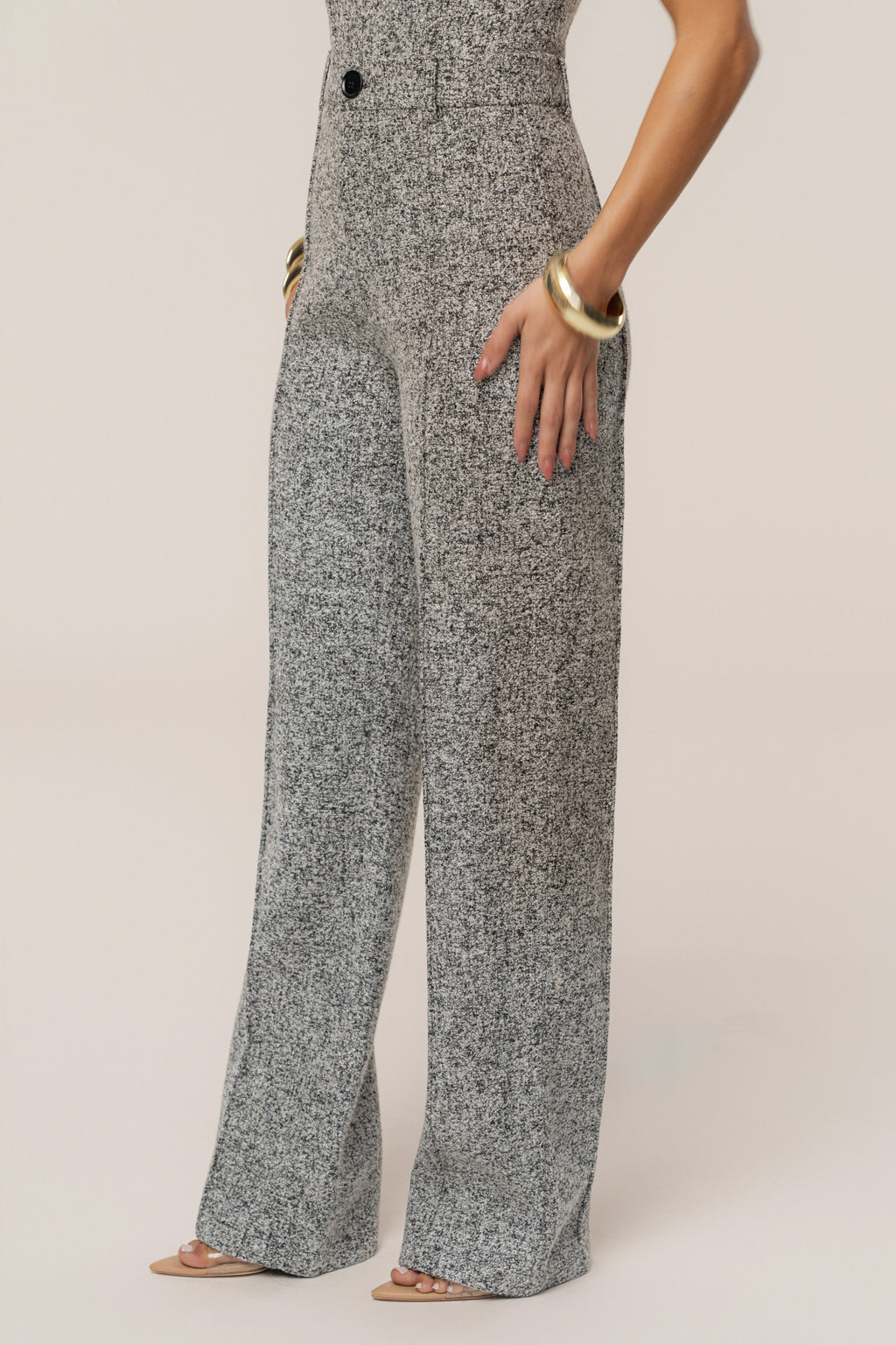 Lt. Grey Stay Sharp Tweed Trouser