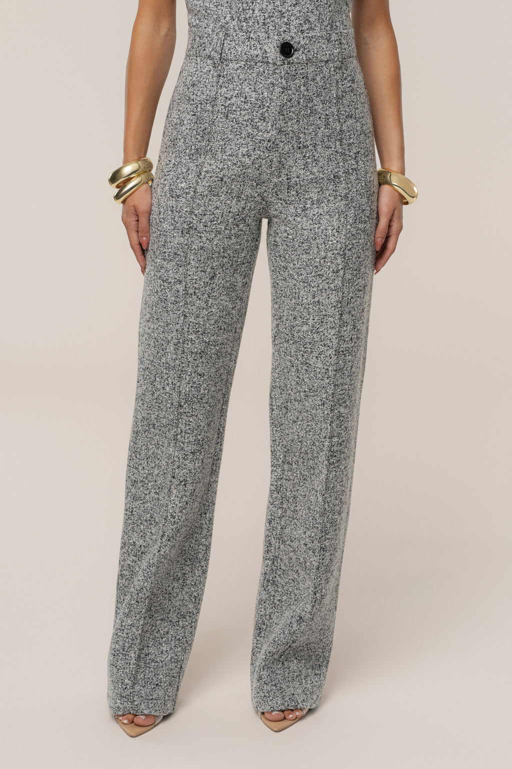 Lt. Grey Stay Sharp Tweed Trouser