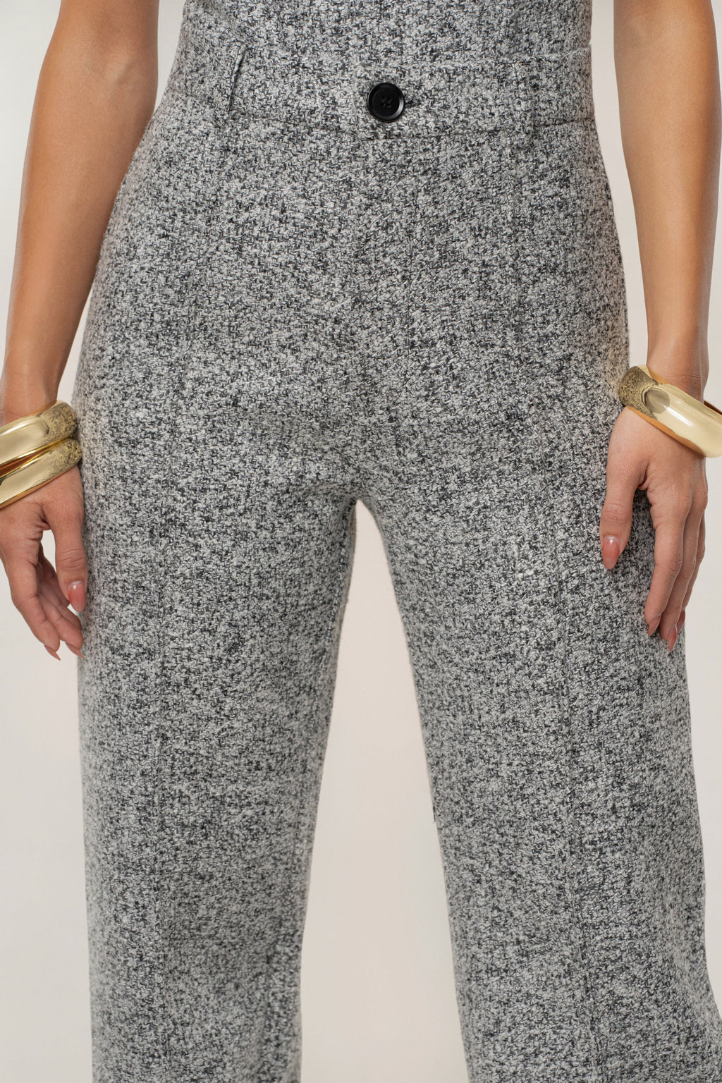 Lt. Grey Stay Sharp Tweed Trouser