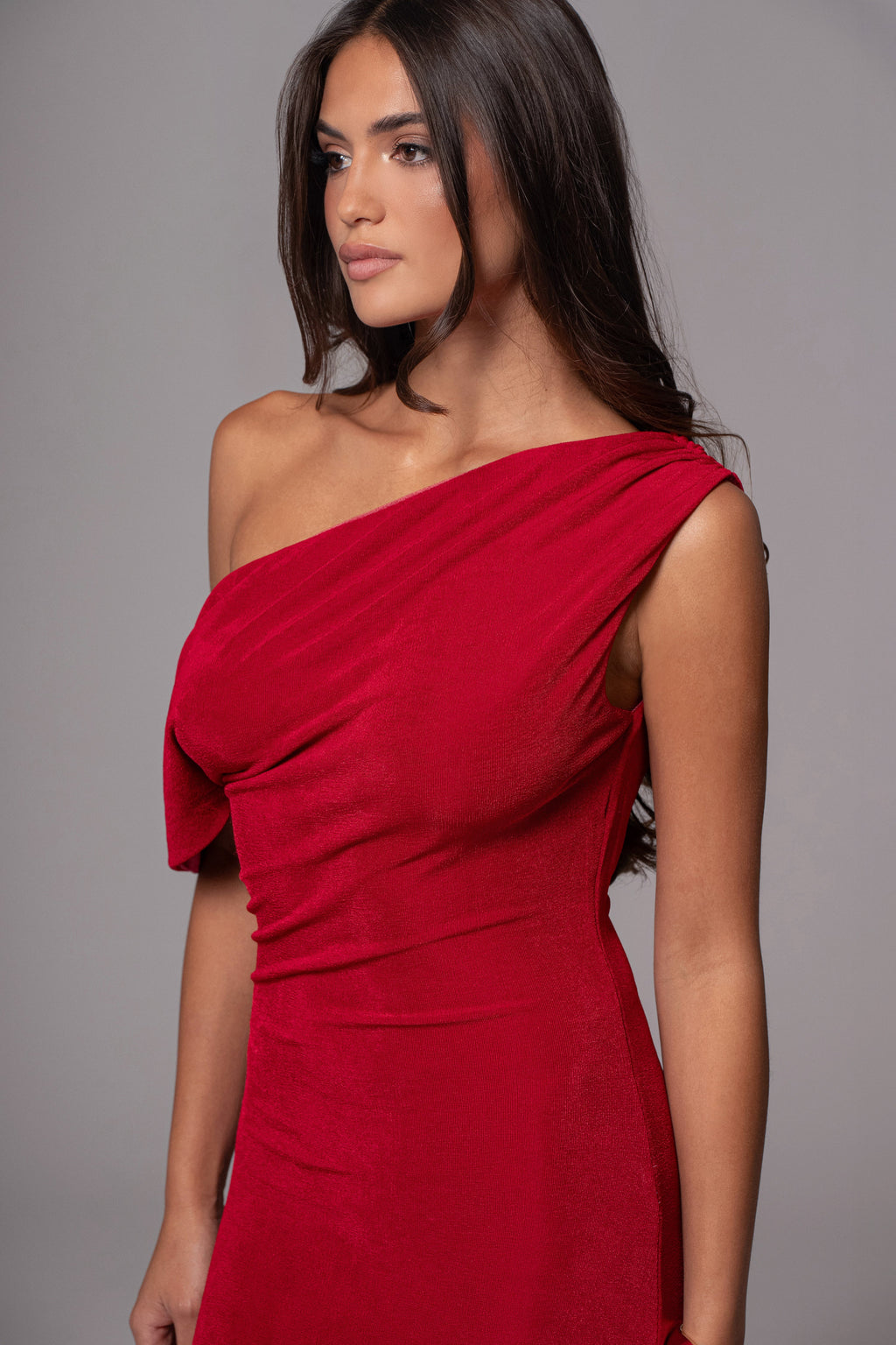 Berry/Red Classic Elegance Reversible Maxi Dress