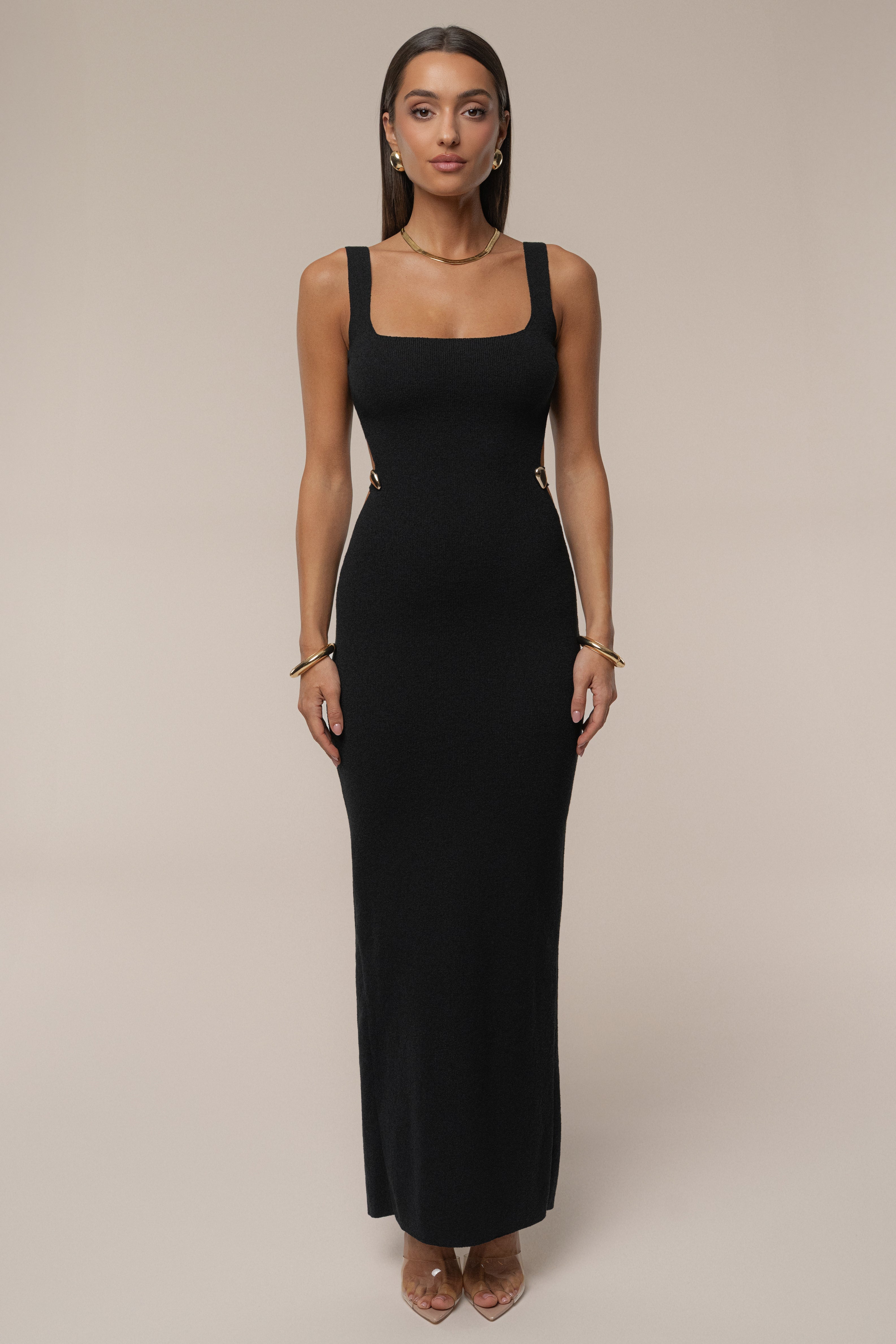 Black Estrella Maxi Dress