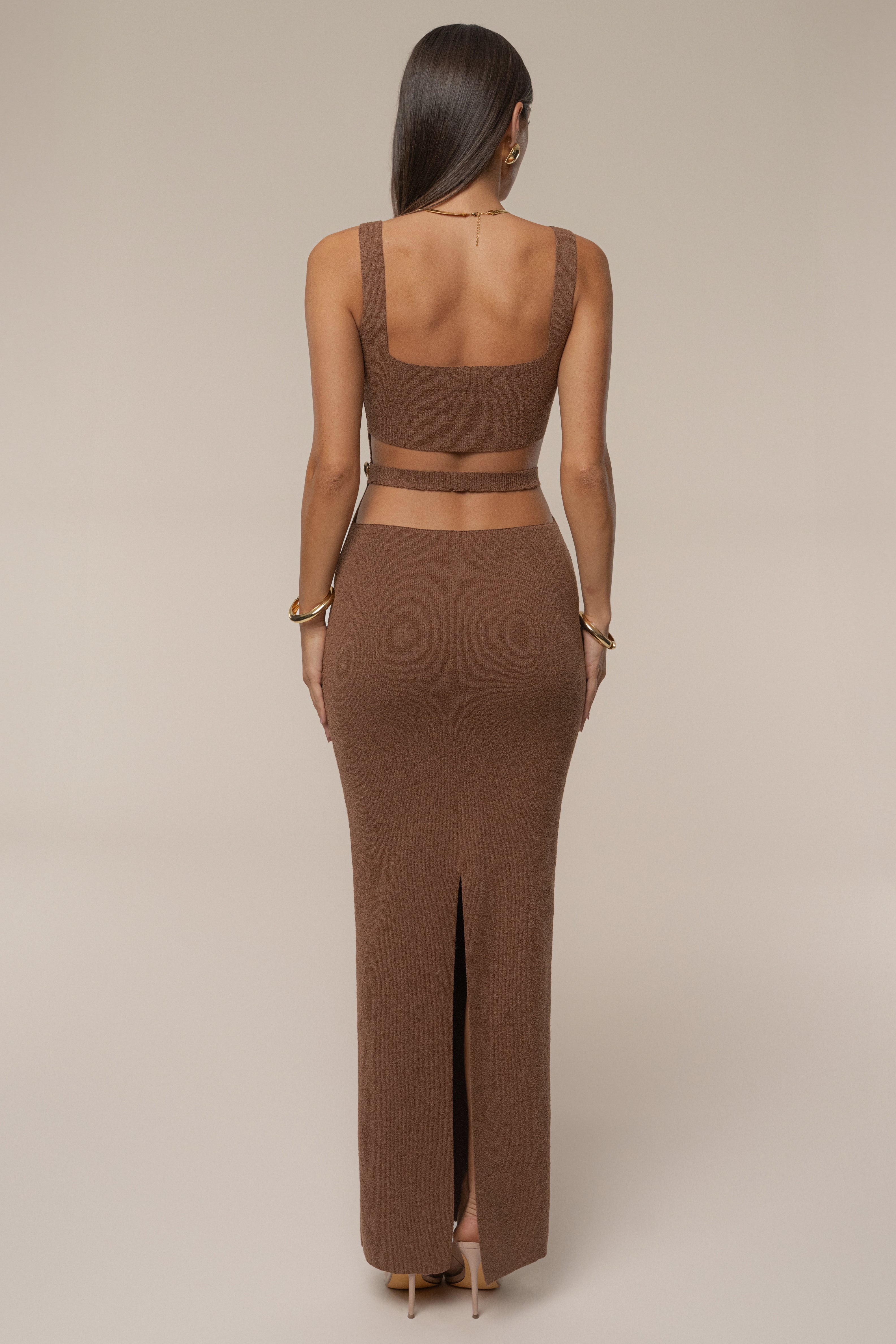 Brown Estrella Maxi Dress