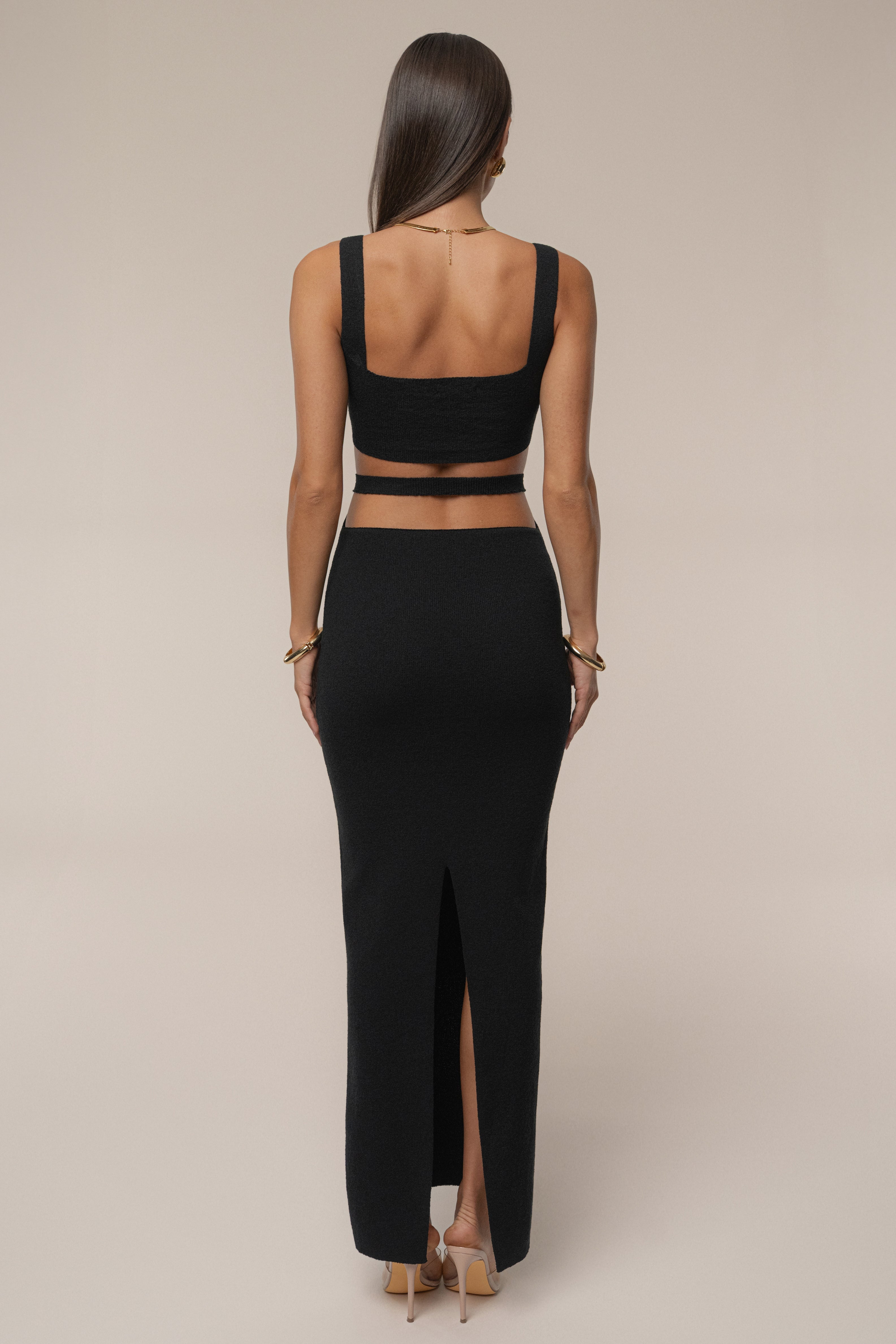 Black Estrella Maxi Dress