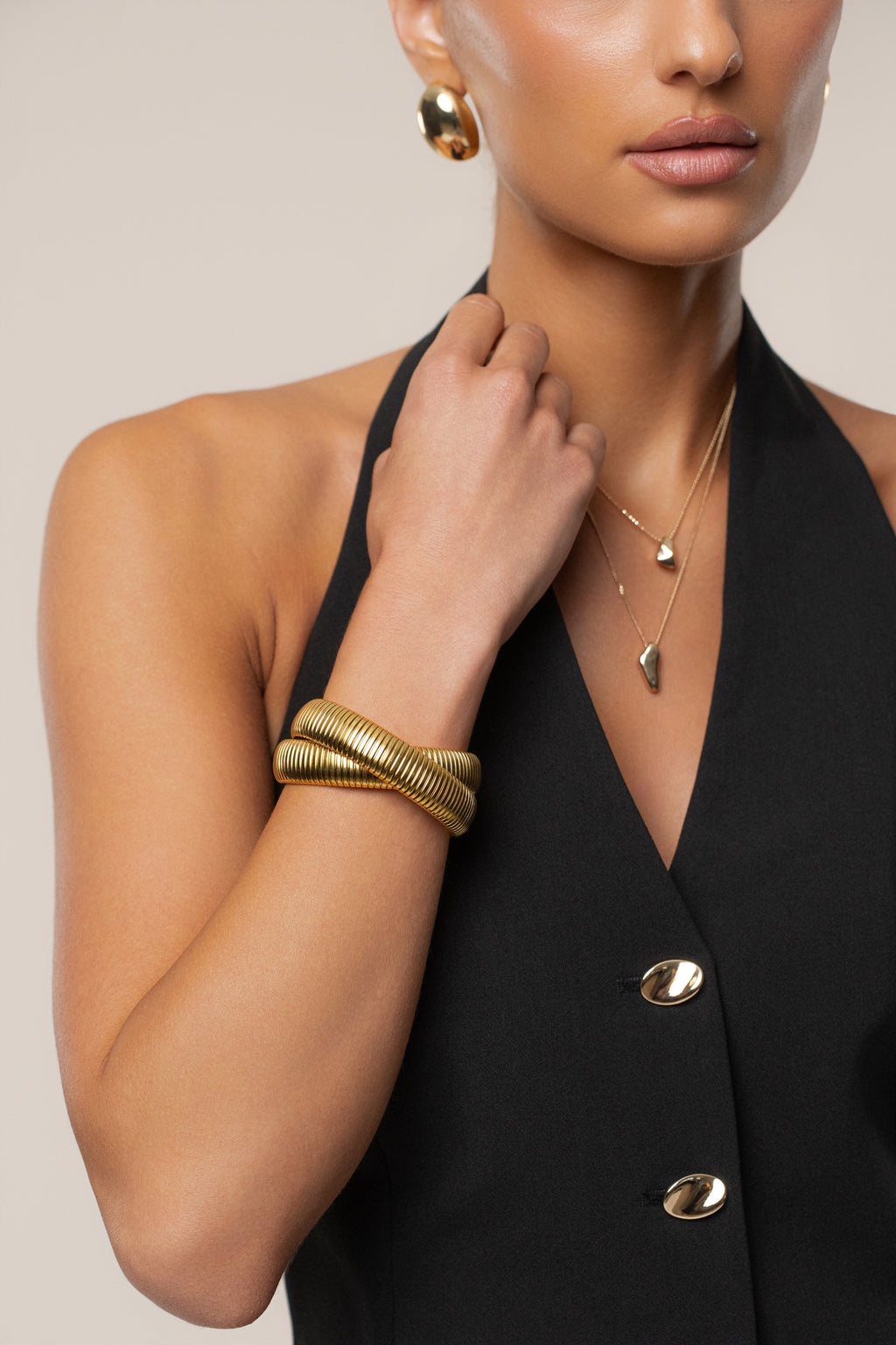Gold Solina Bracelet Set
