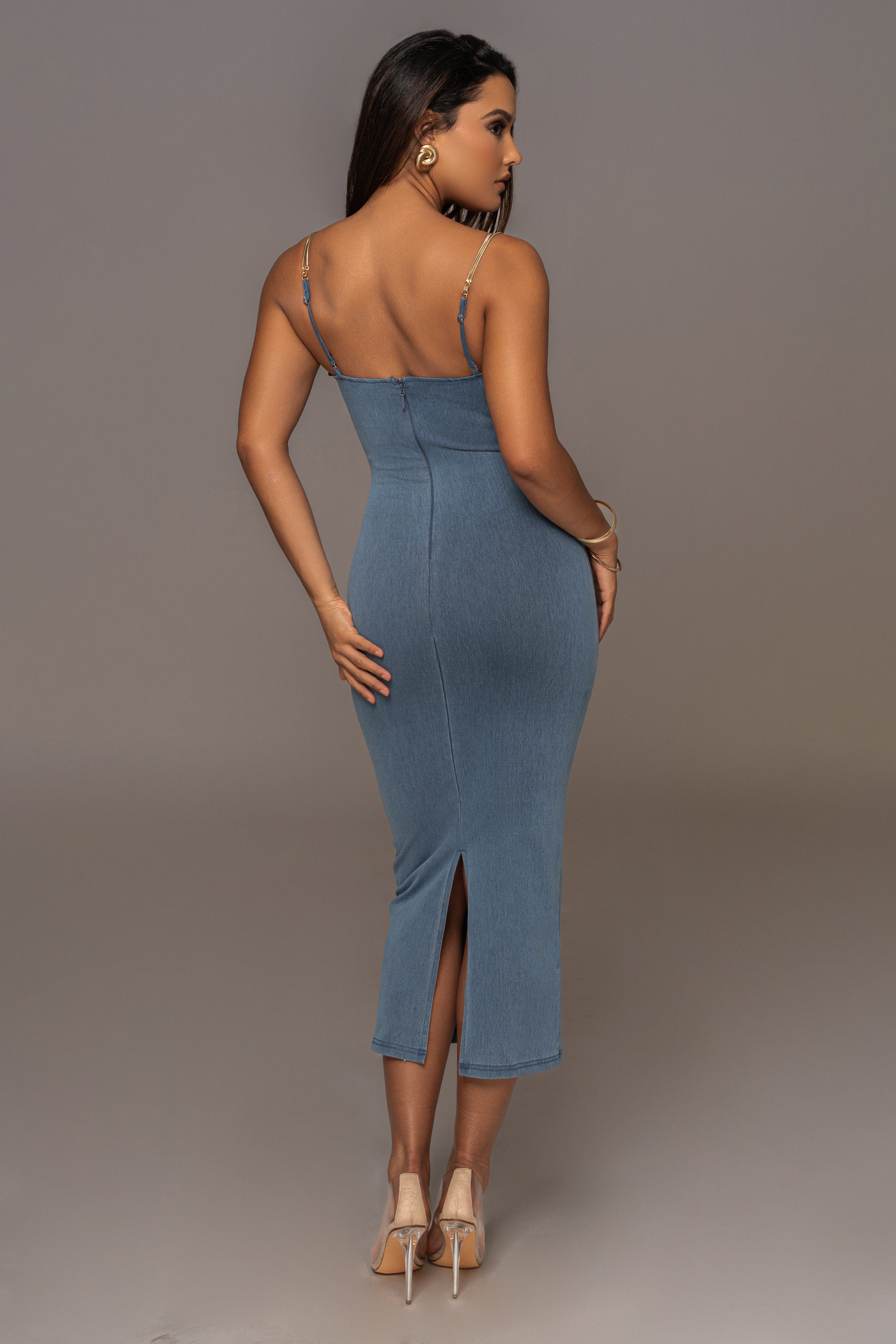 Medium Wash Denim Visions Of You Dress