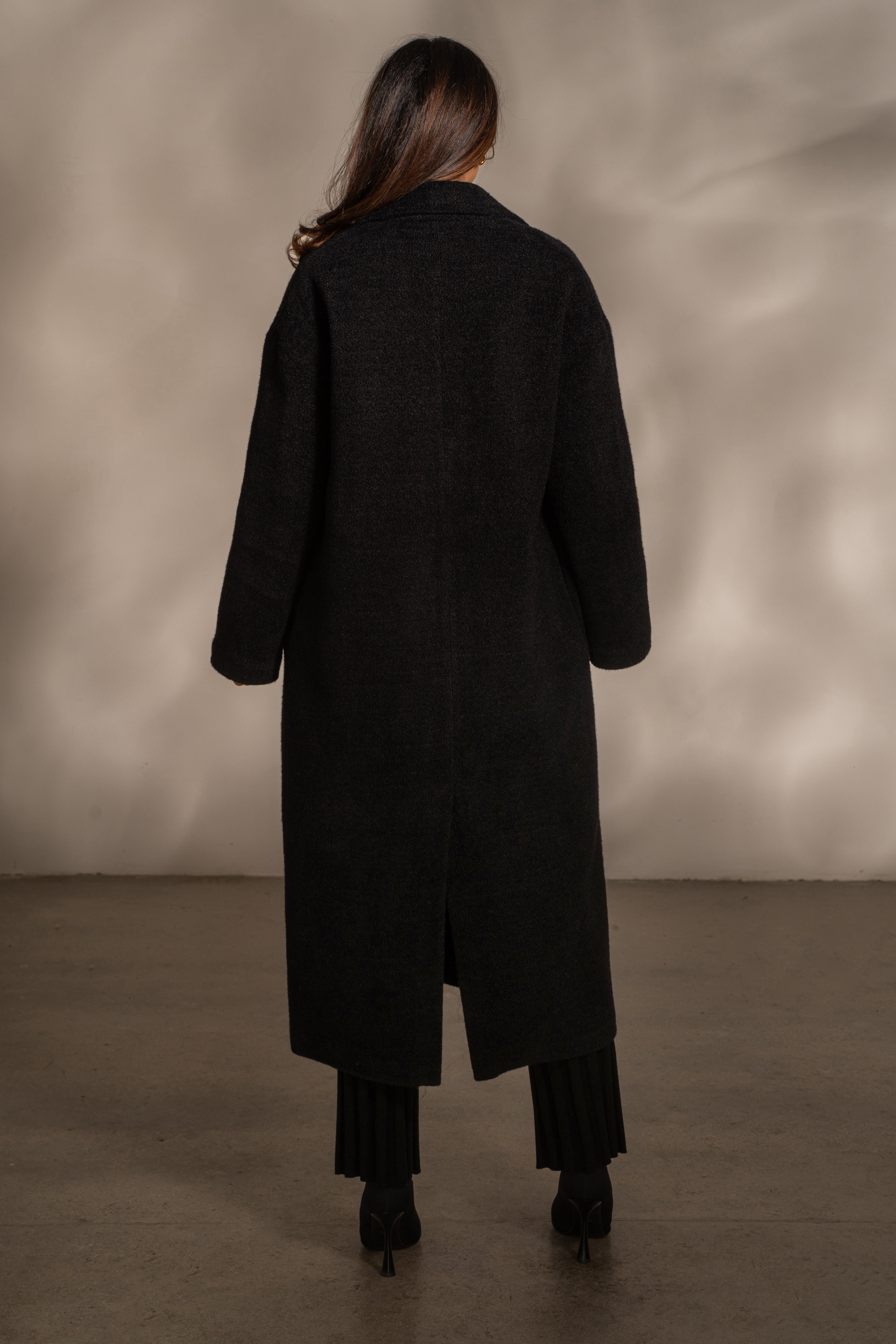 Black Dion Oversized Coat