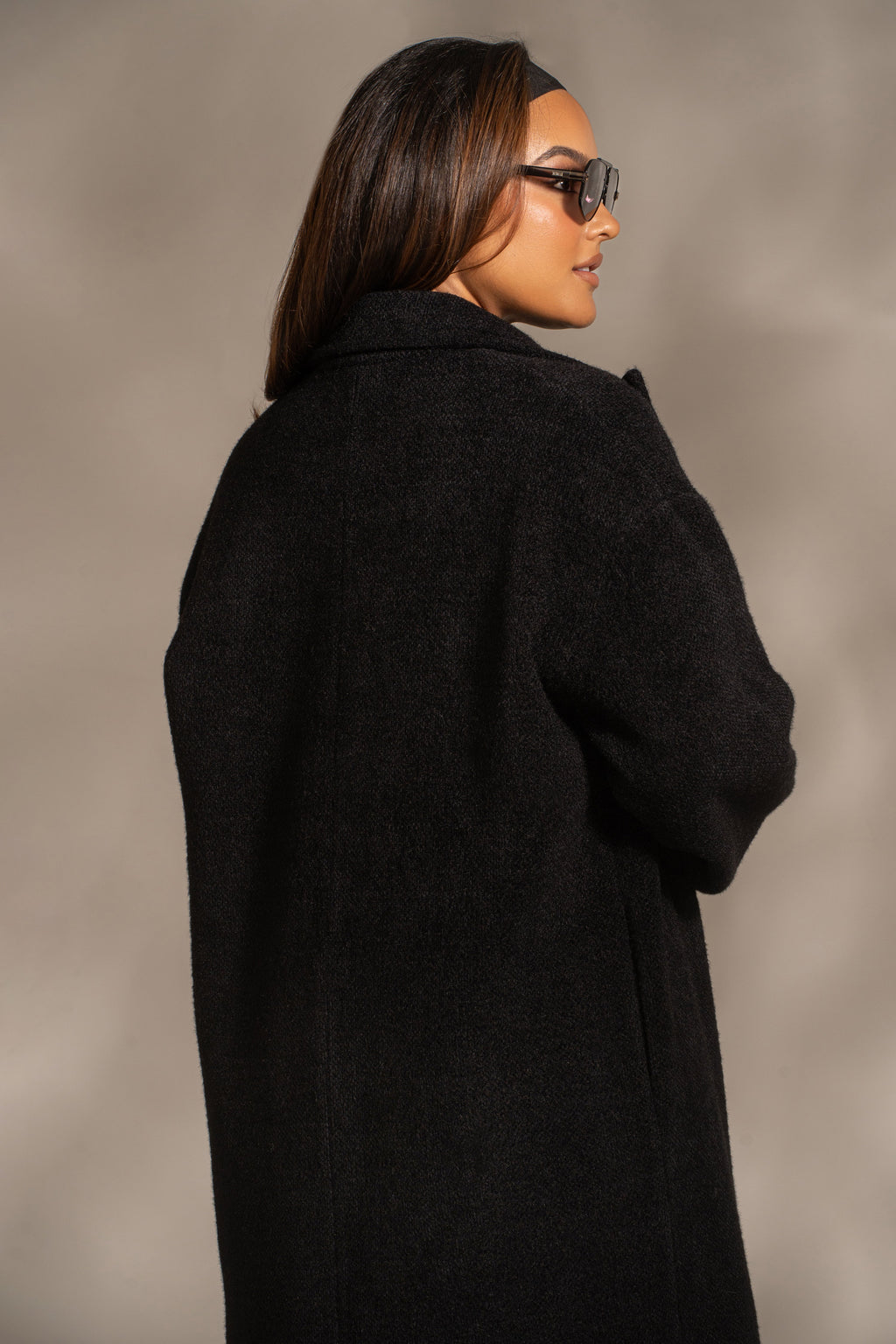 Black Dion Oversized Coat