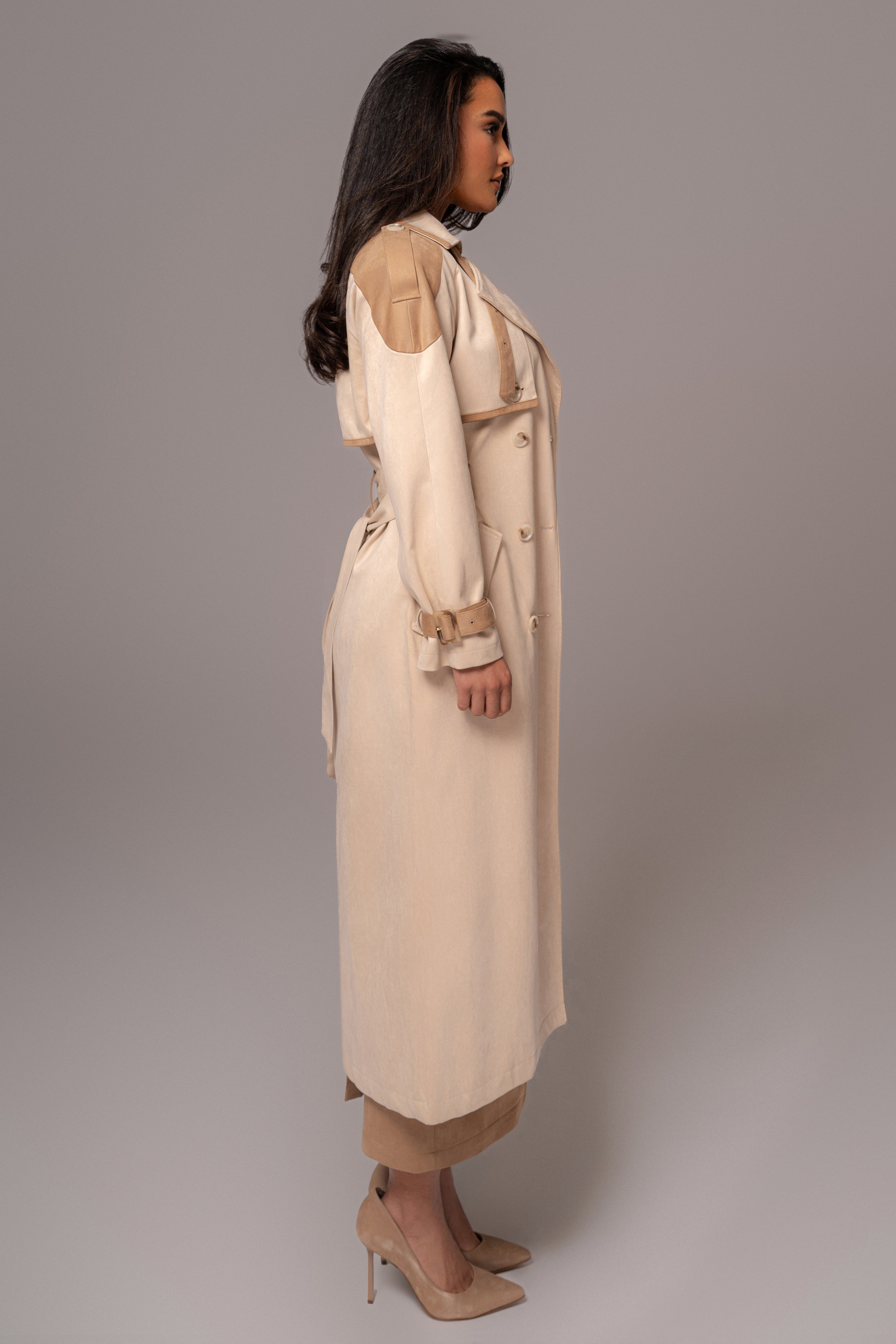 Tan Elite Suede Coat