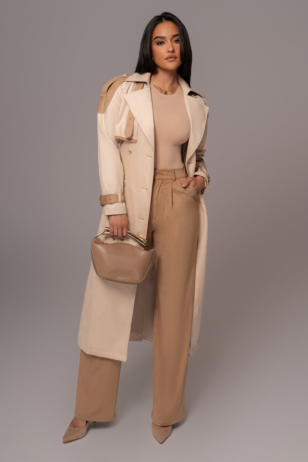 Tan Elite Suede Coat