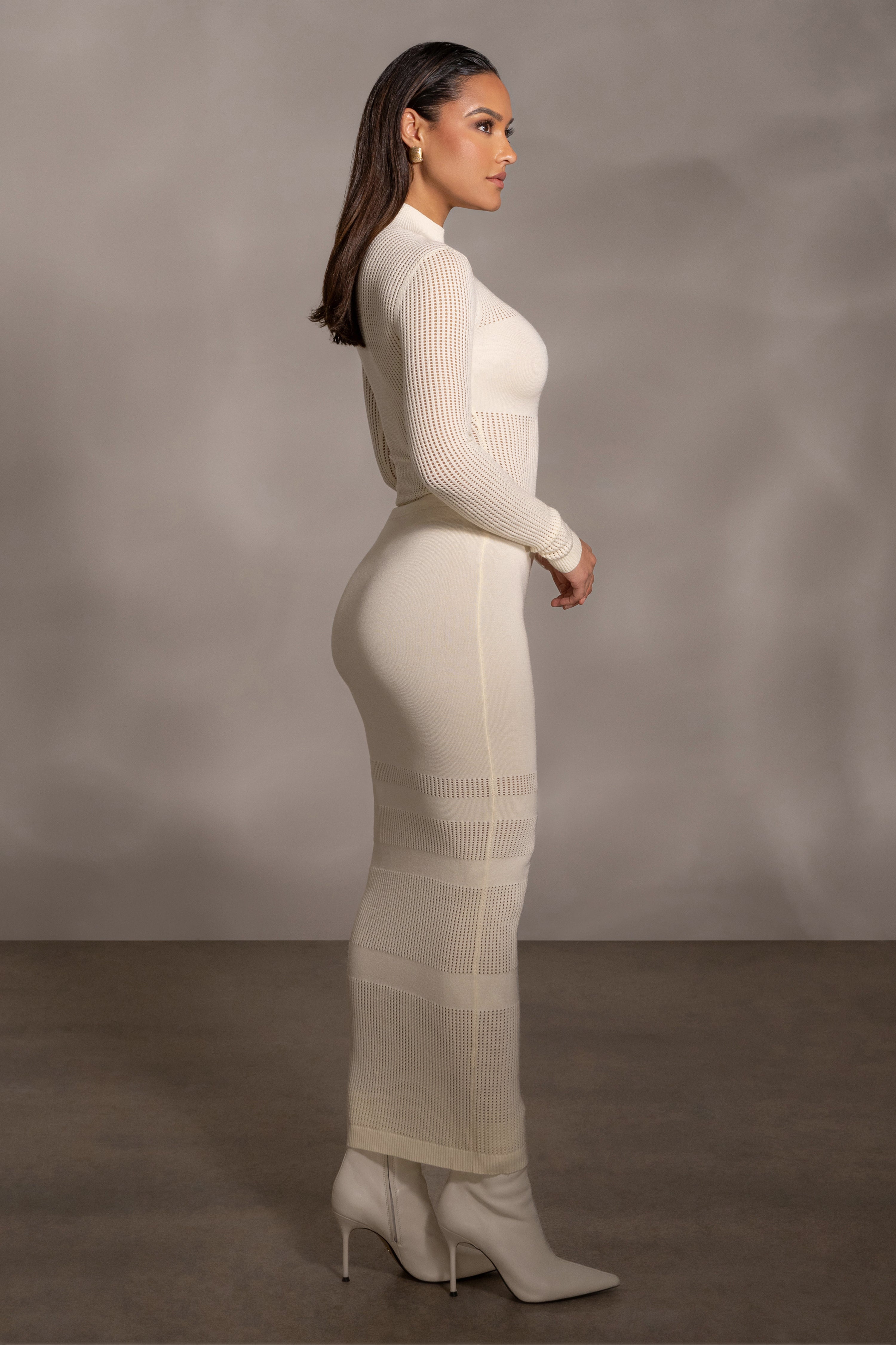 Buttercream Lina Knit Maxi Skirt