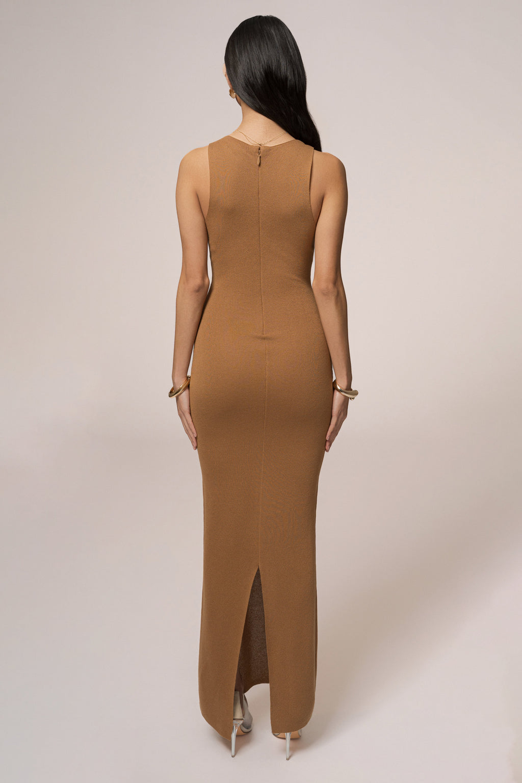 Tan Adrienna Maxi Dress